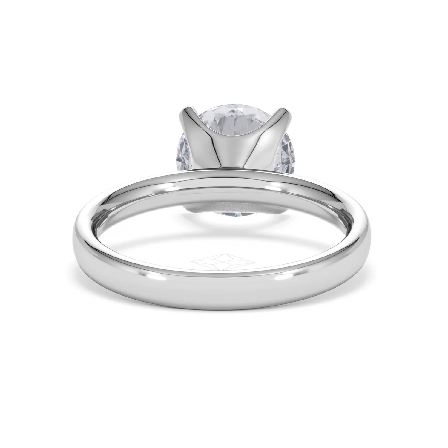 Origin 3.00ct Round Cut Lab Diamond Solitaire Engagement Ring in 18K White Gold - Image 46