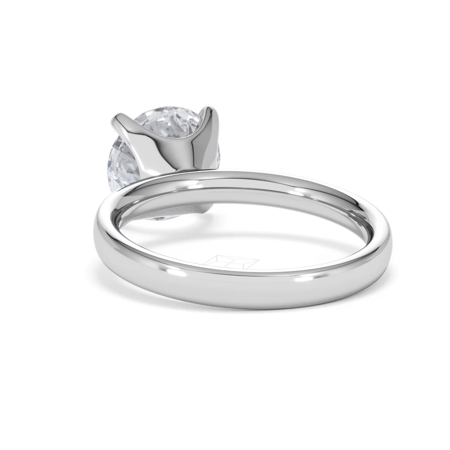 Origin 3.00ct Round Cut Lab Diamond Solitaire Engagement Ring in 18K White Gold - Image 52