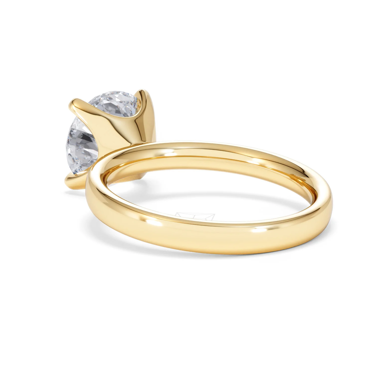 Origin 3.00ct Round Cut Lab Diamond Solitaire Engagement Ring in 18K Yellow Gold - Image 55