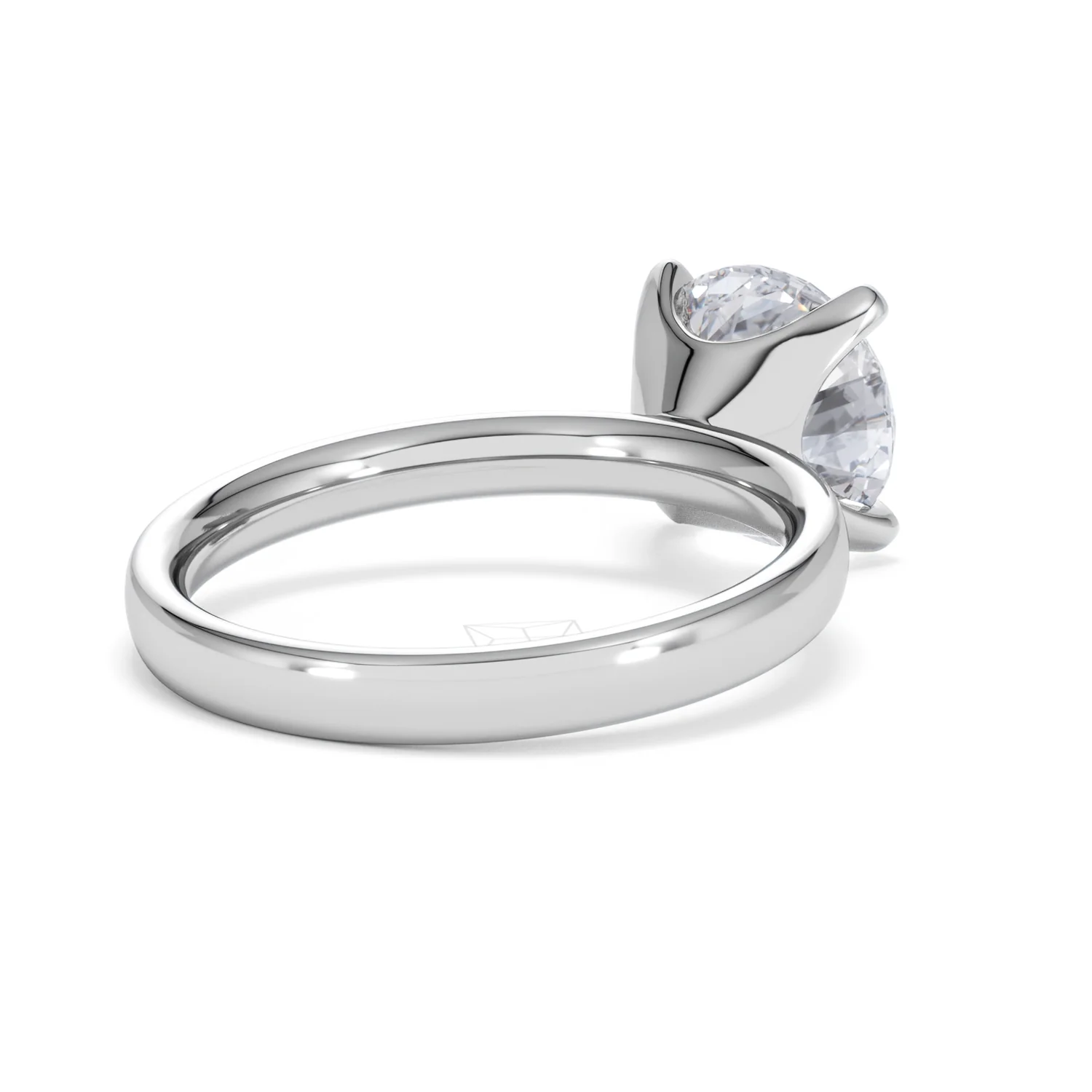 Origin 3.00ct Round Cut Lab Diamond Solitaire Engagement Ring in Platinum - Image 39