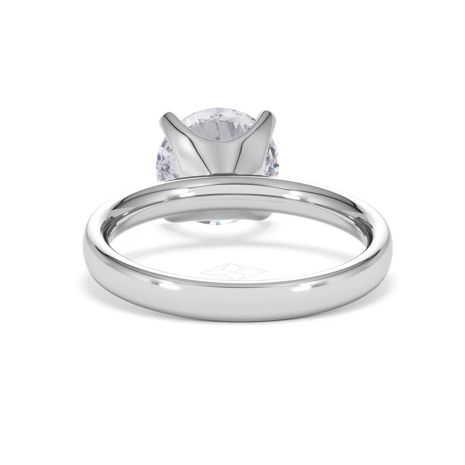 Origin 3.00ct Round Cut Lab Diamond Solitaire Engagement Ring in Platinum - Image 48