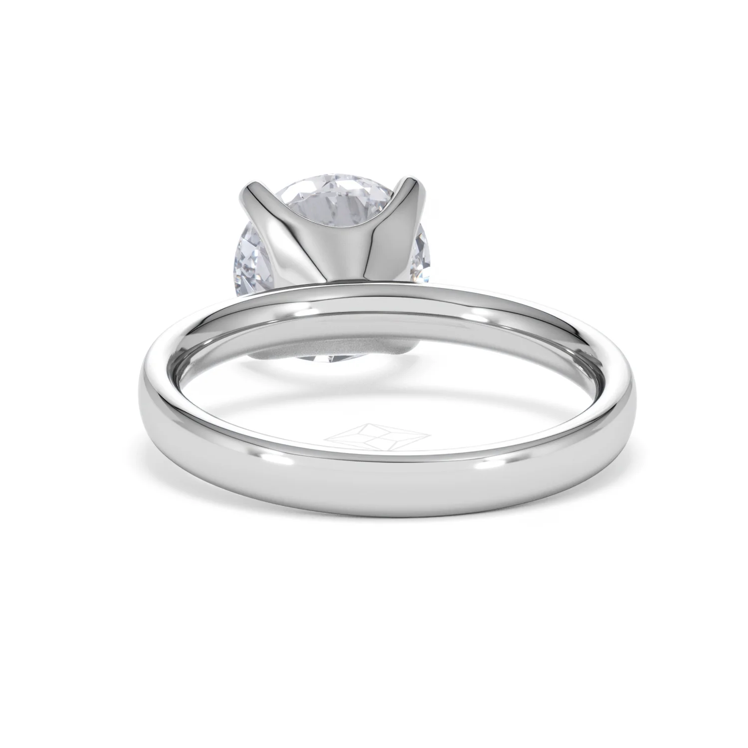 Origin 3.00ct Round Cut Lab Diamond Solitaire Engagement Ring in Platinum - Image 49