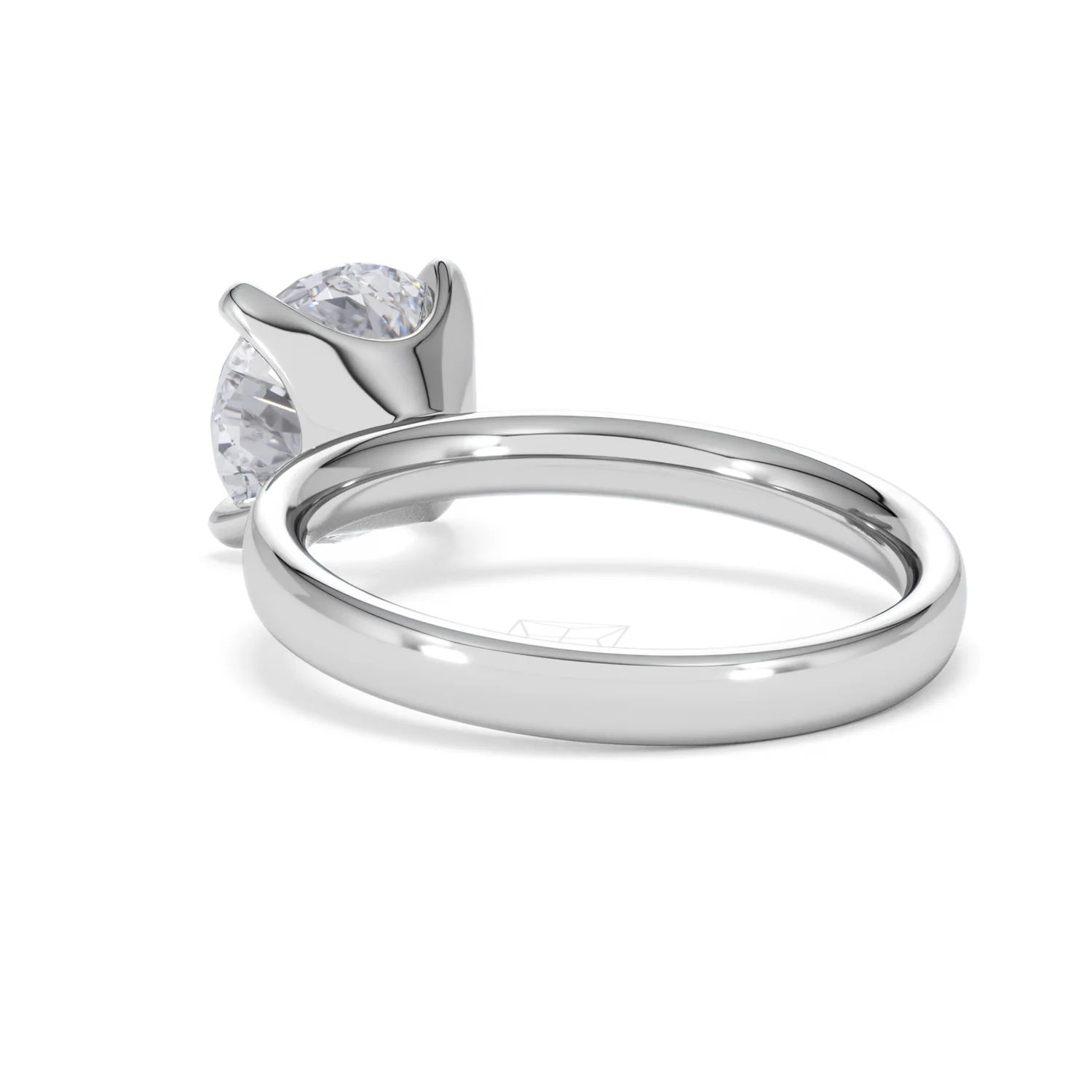 Origin 3.00ct Round Cut Lab Diamond Solitaire Engagement Ring in Platinum - Image 54