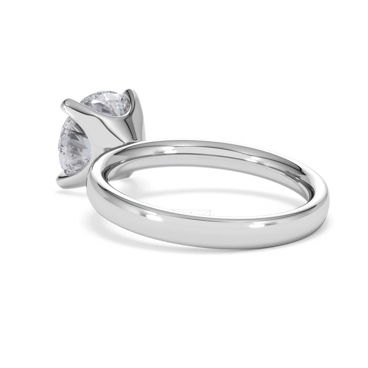 Origin 3.00ct Round Cut Lab Diamond Solitaire Engagement Ring in Platinum - Image 56