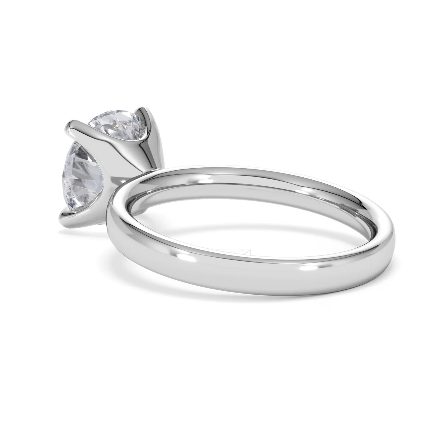 Origin 3.00ct Round Cut Lab Diamond Solitaire Engagement Ring in Platinum - Image 57