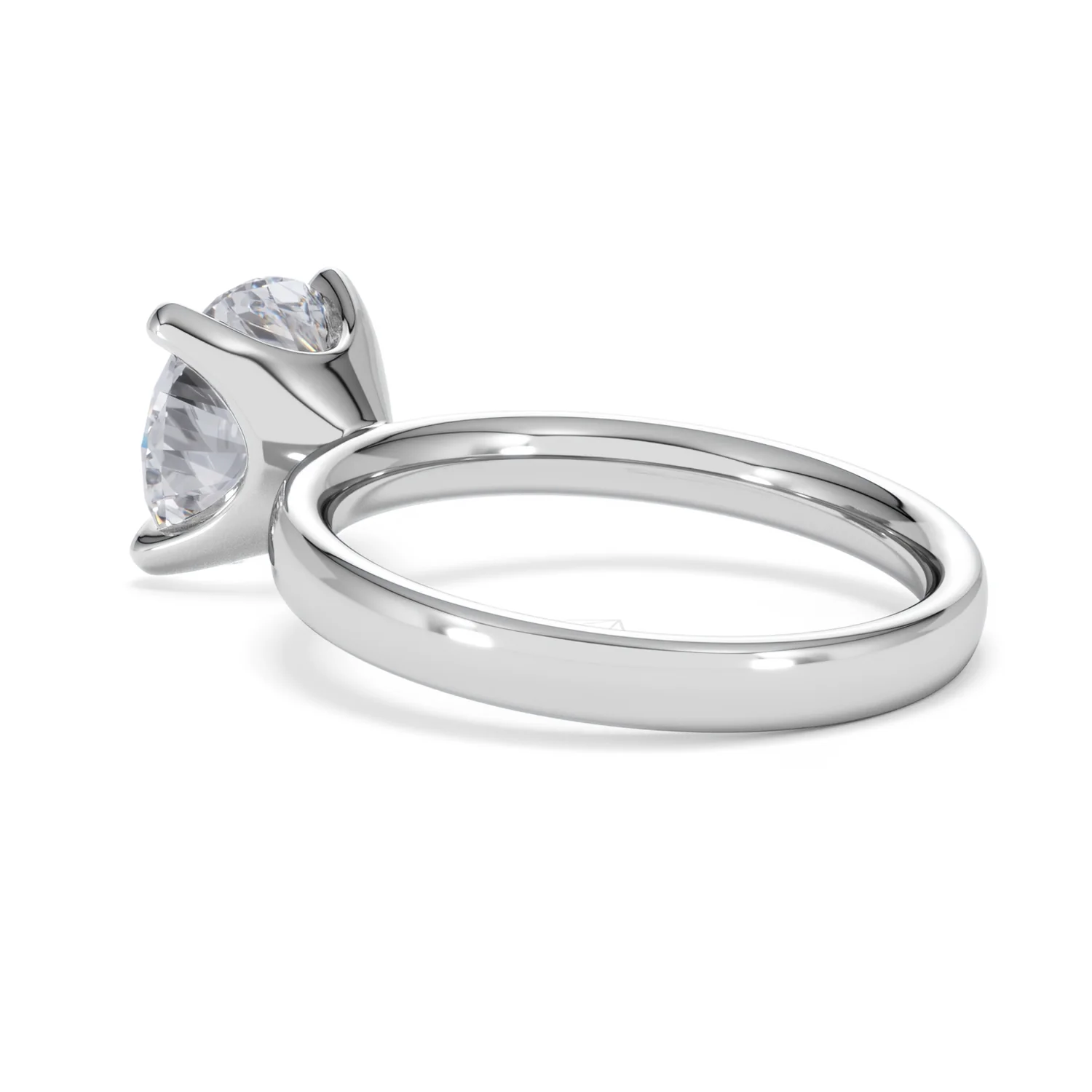 Origin 3.00ct Round Cut Lab Diamond Solitaire Engagement Ring in Platinum - Image 58
