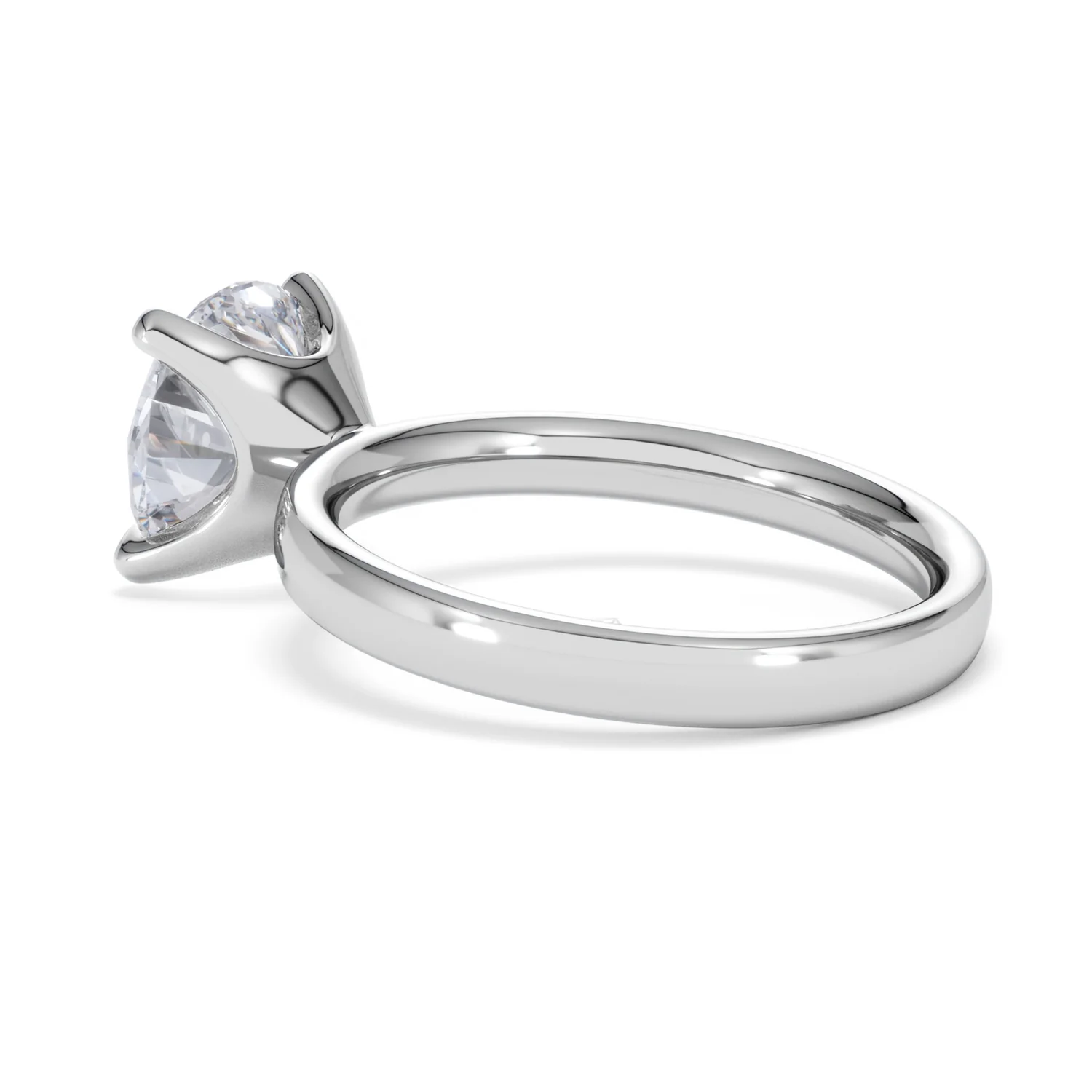 Origin 3.00ct Round Cut Lab Diamond Solitaire Engagement Ring in Platinum - Image 59
