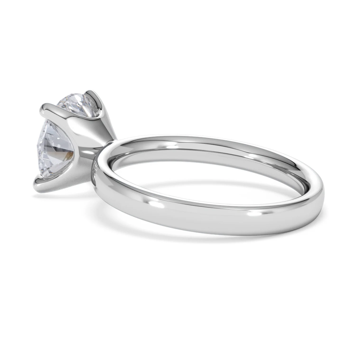 Origin 3.00ct Round Cut Lab Diamond Solitaire Engagement Ring in Platinum - Image 60