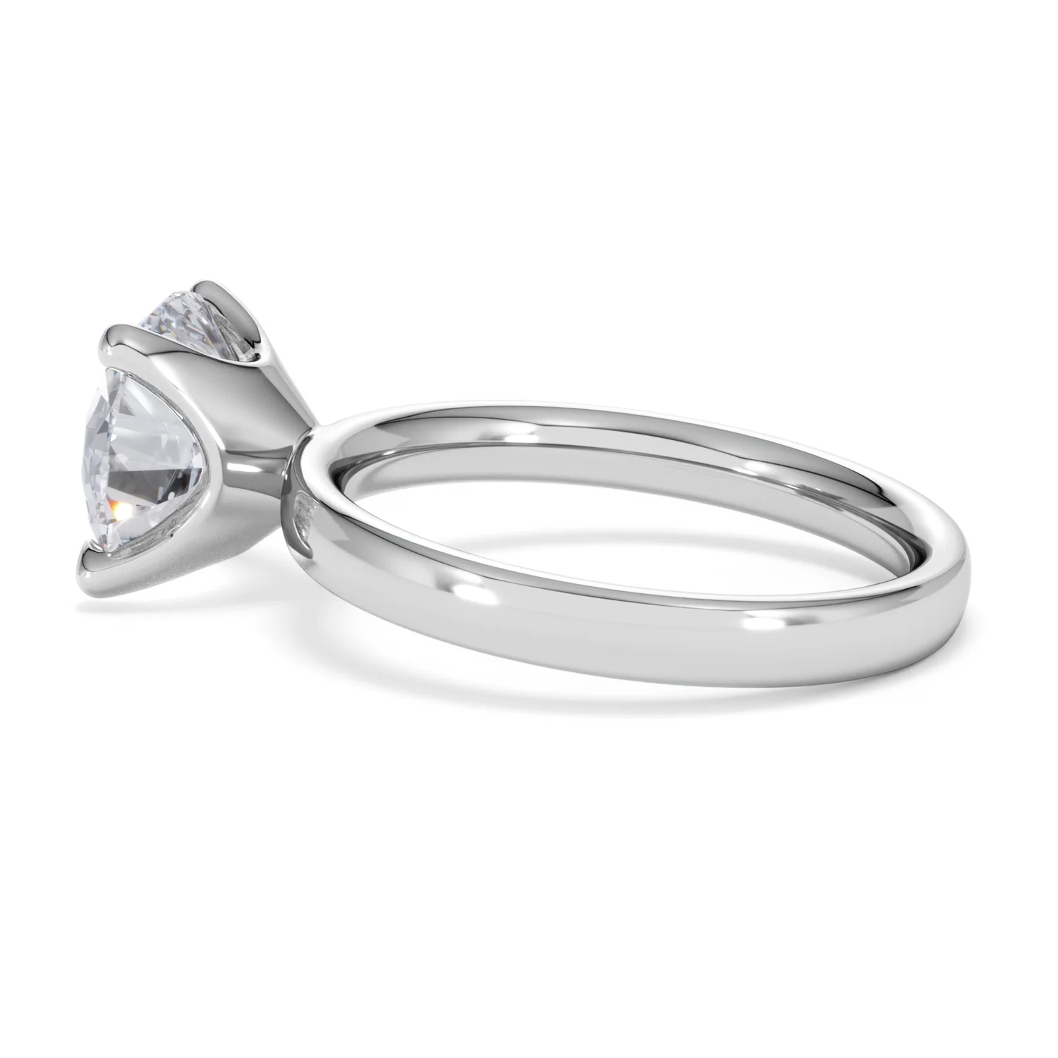 Origin 3.00ct Round Cut Lab Diamond Solitaire Engagement Ring in Platinum - Image 63