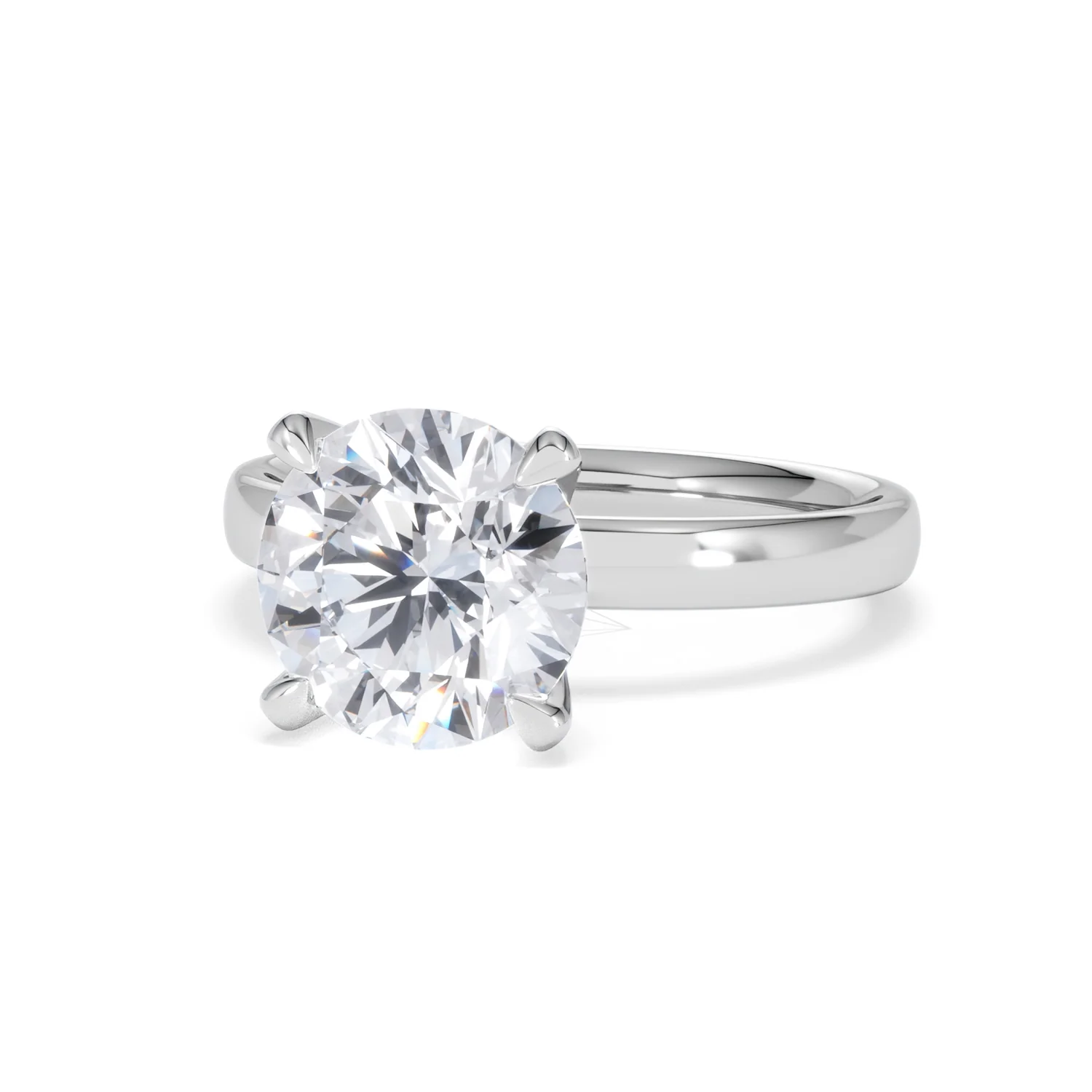Origin 3.00ct Round Cut Lab Diamond Solitaire Engagement Ring in Platinum - Image 83