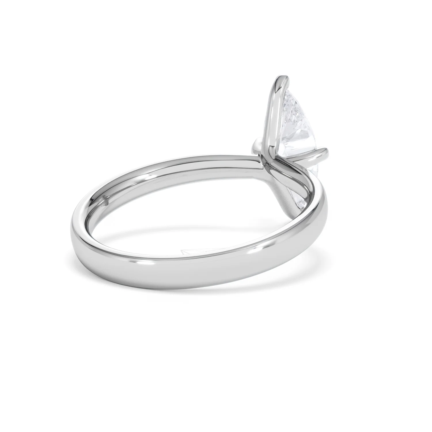 Origin Twist 1.00ct Marquise Cut Lab Diamond Solitaire Engagement Ring in 18K White Gold - Image 39