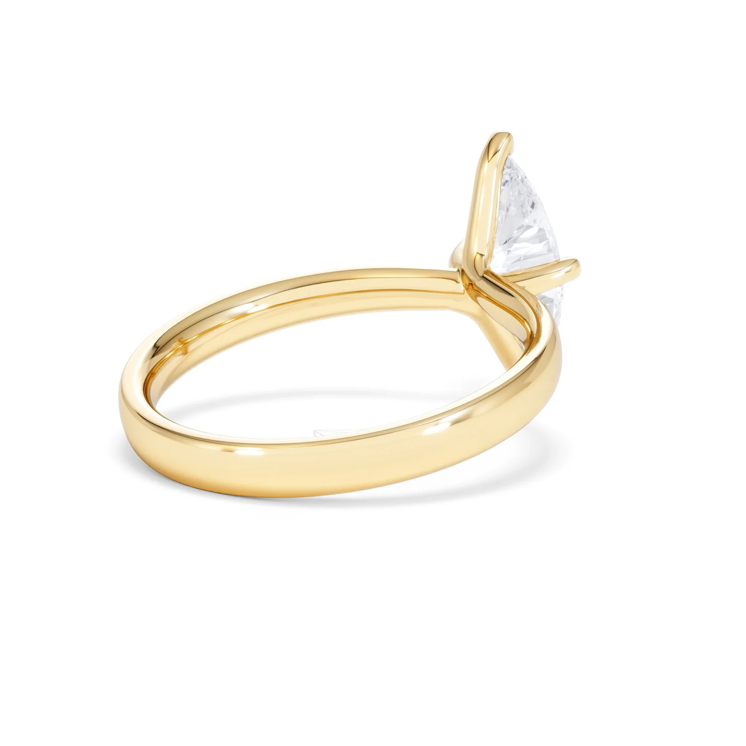 Origin Twist 1.00ct Marquise Cut Lab Diamond Solitaire Engagement Ring in 18K Yellow Gold - Image 38