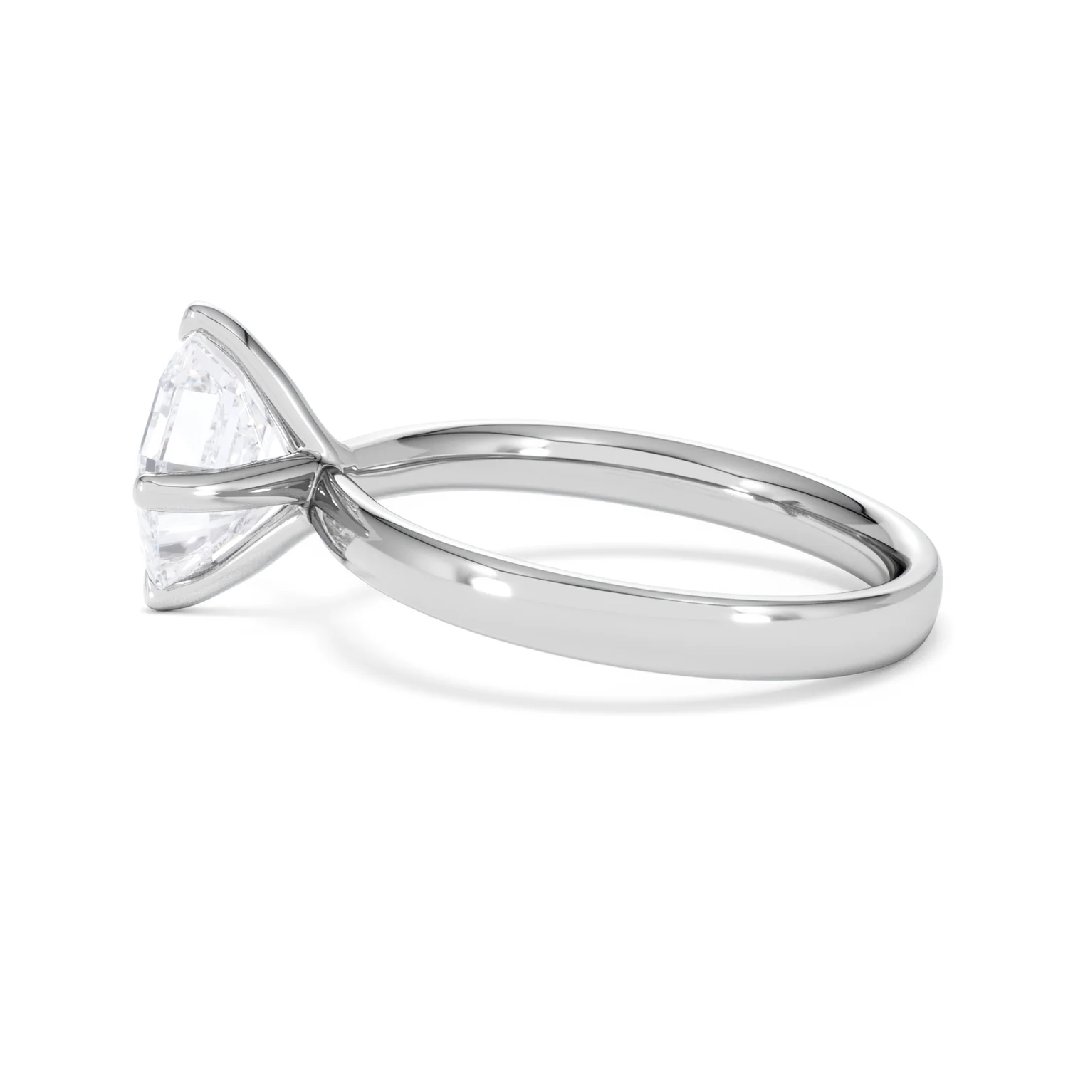 Origin Twist 2.00ct Asscher Cut Lab Diamond Solitaire Engagement Ring in Platinum - Image 65