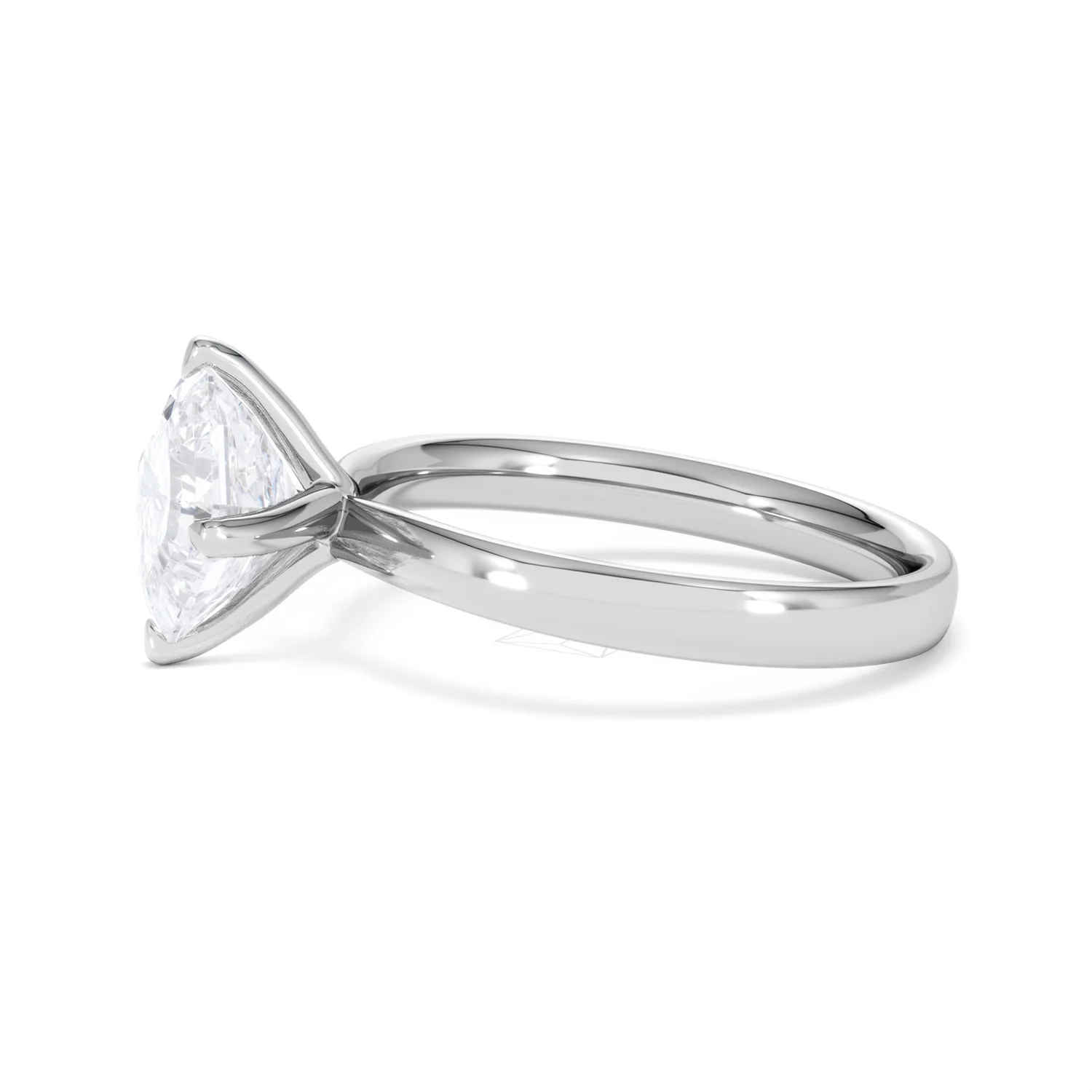 Origin Twist 2.00ct Asscher Cut Lab Diamond Solitaire Engagement Ring in Platinum - Image 70