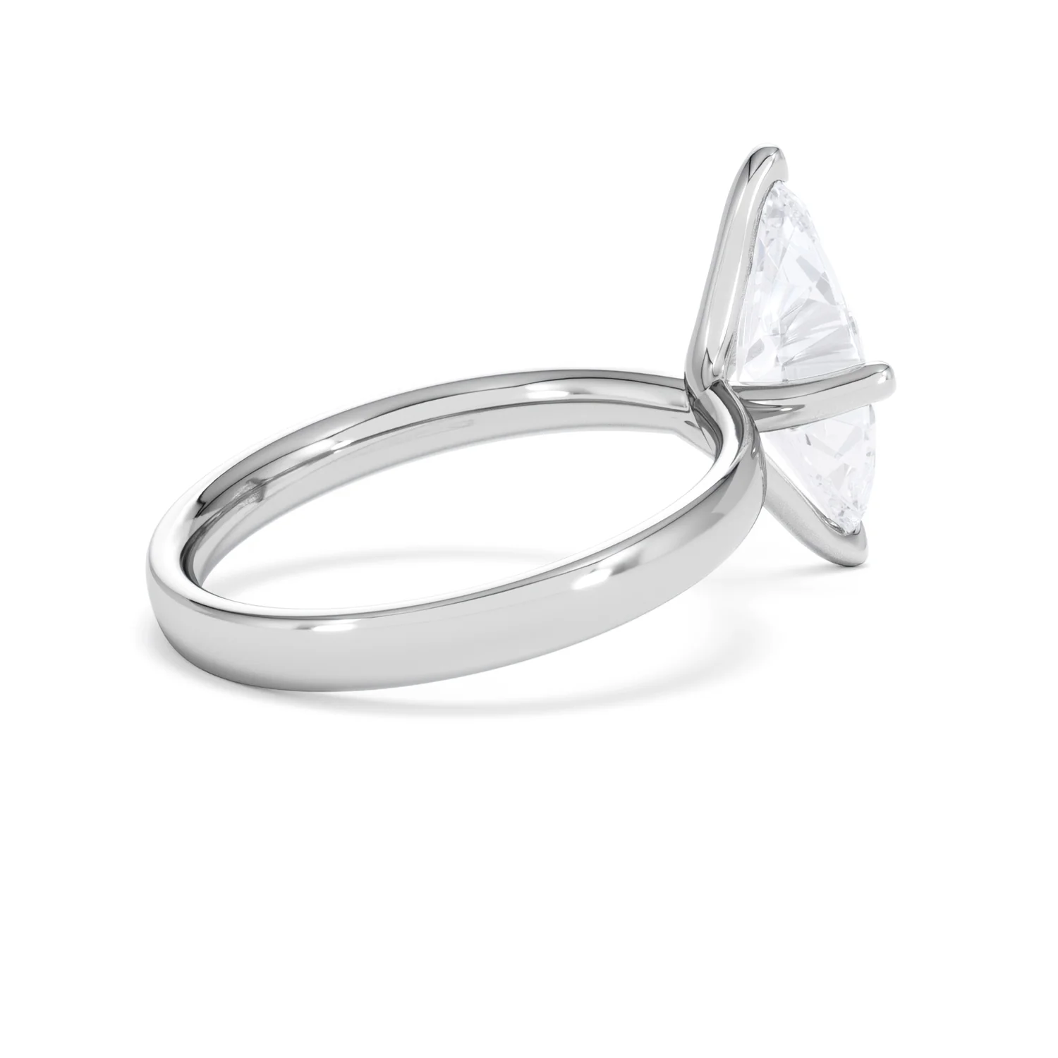 Origin Twist 2.00ct Marquise Cut Lab Diamond Solitaire Engagement Ring in 18K White Gold - Image 34