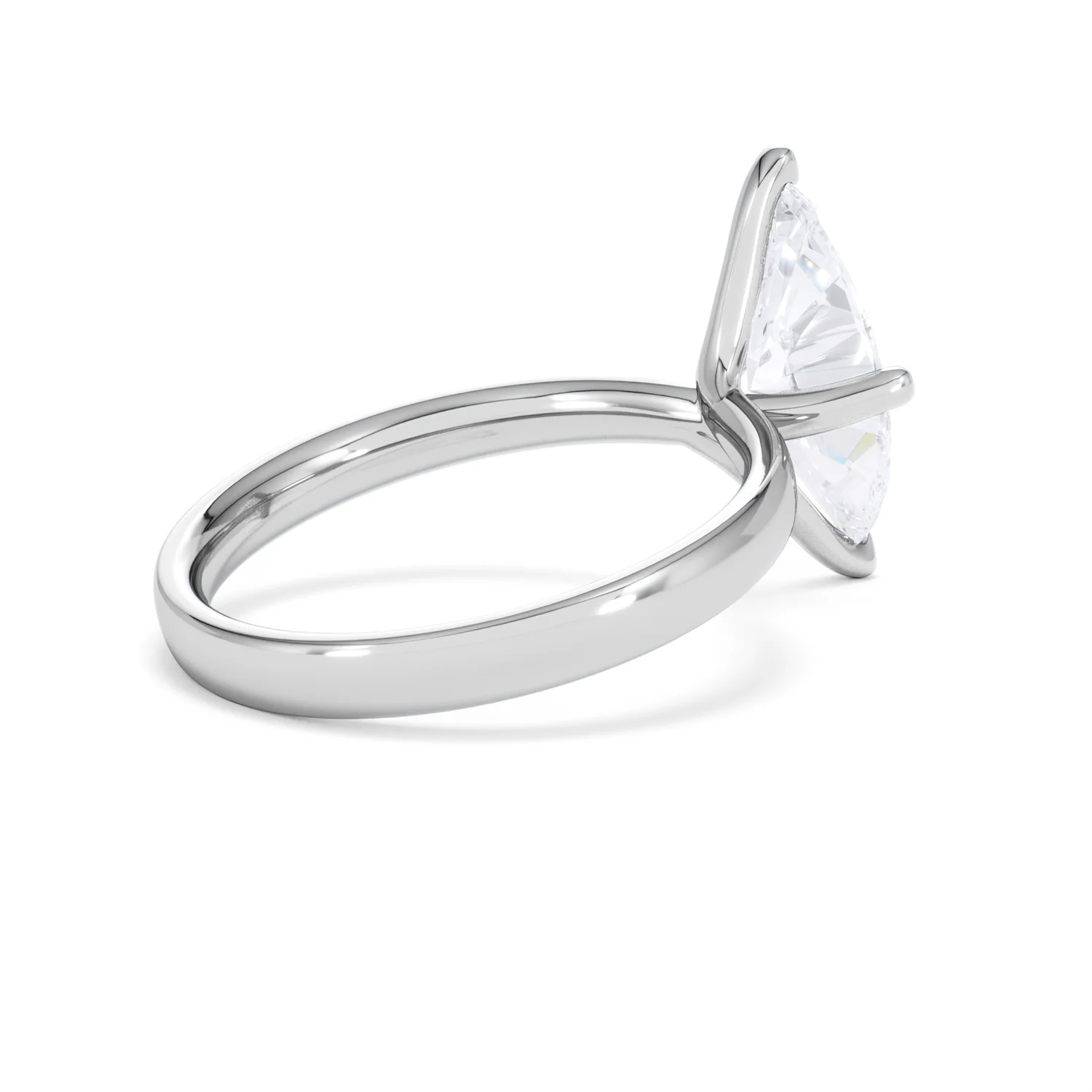 Origin Twist 2.00ct Marquise Cut Lab Diamond Solitaire Engagement Ring in 18K White Gold - Image 35