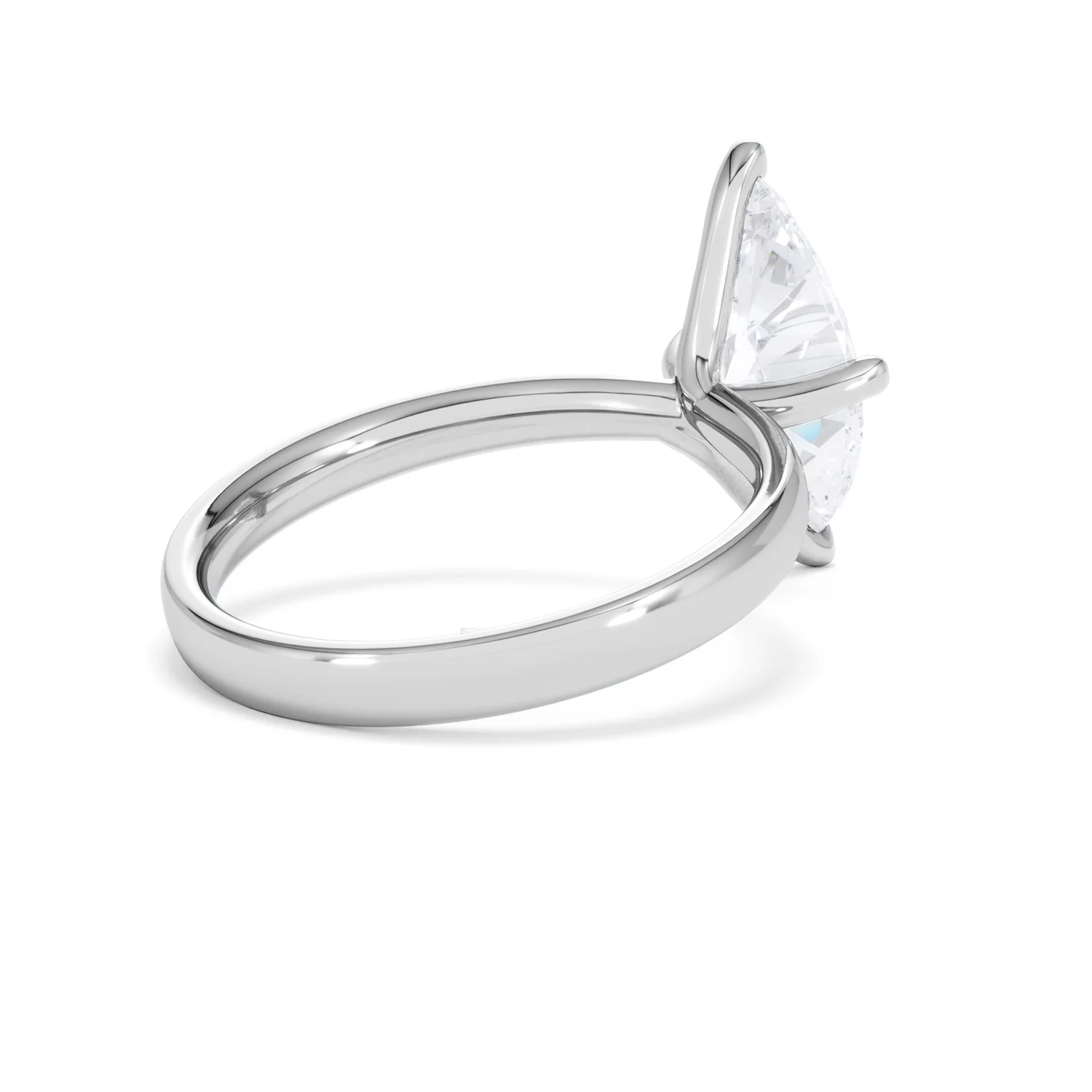 Origin Twist 2.00ct Marquise Cut Lab Diamond Solitaire Engagement Ring in 18K White Gold - Image 37