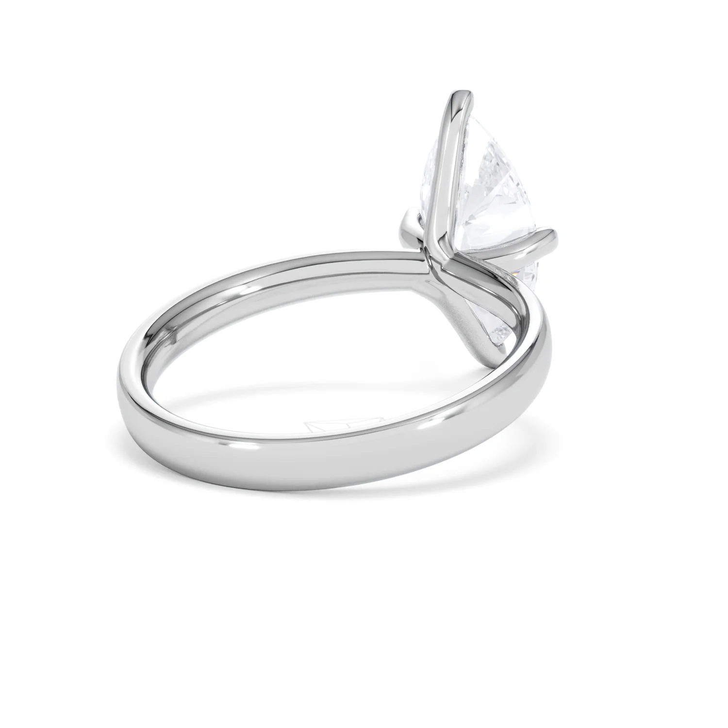 Origin Twist 2.00ct Marquise Cut Lab Diamond Solitaire Engagement Ring in 18K White Gold - Image 40
