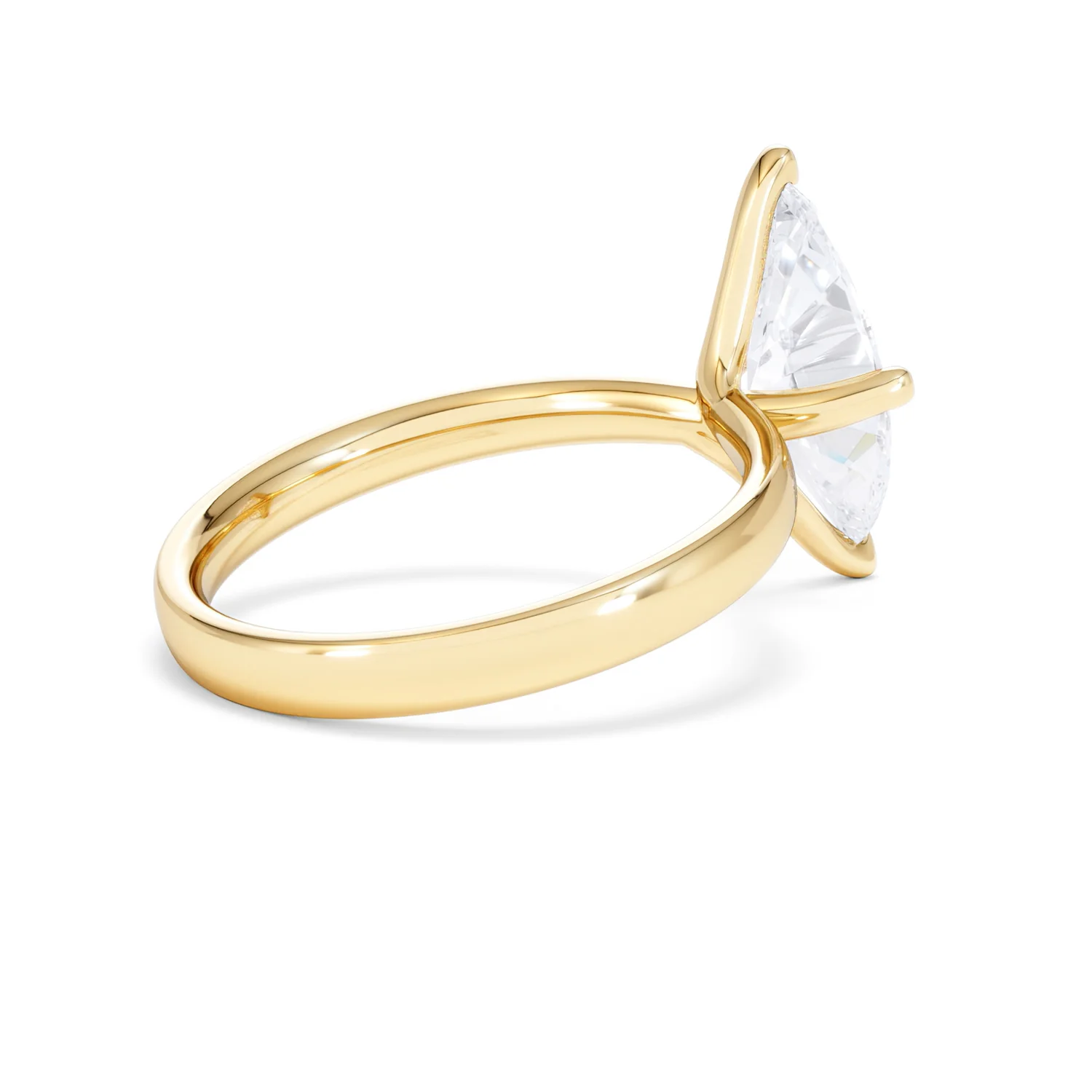 Origin Twist 2.00ct Marquise Cut Lab Diamond Solitaire Engagement Ring in 18K Yellow Gold - Image 35