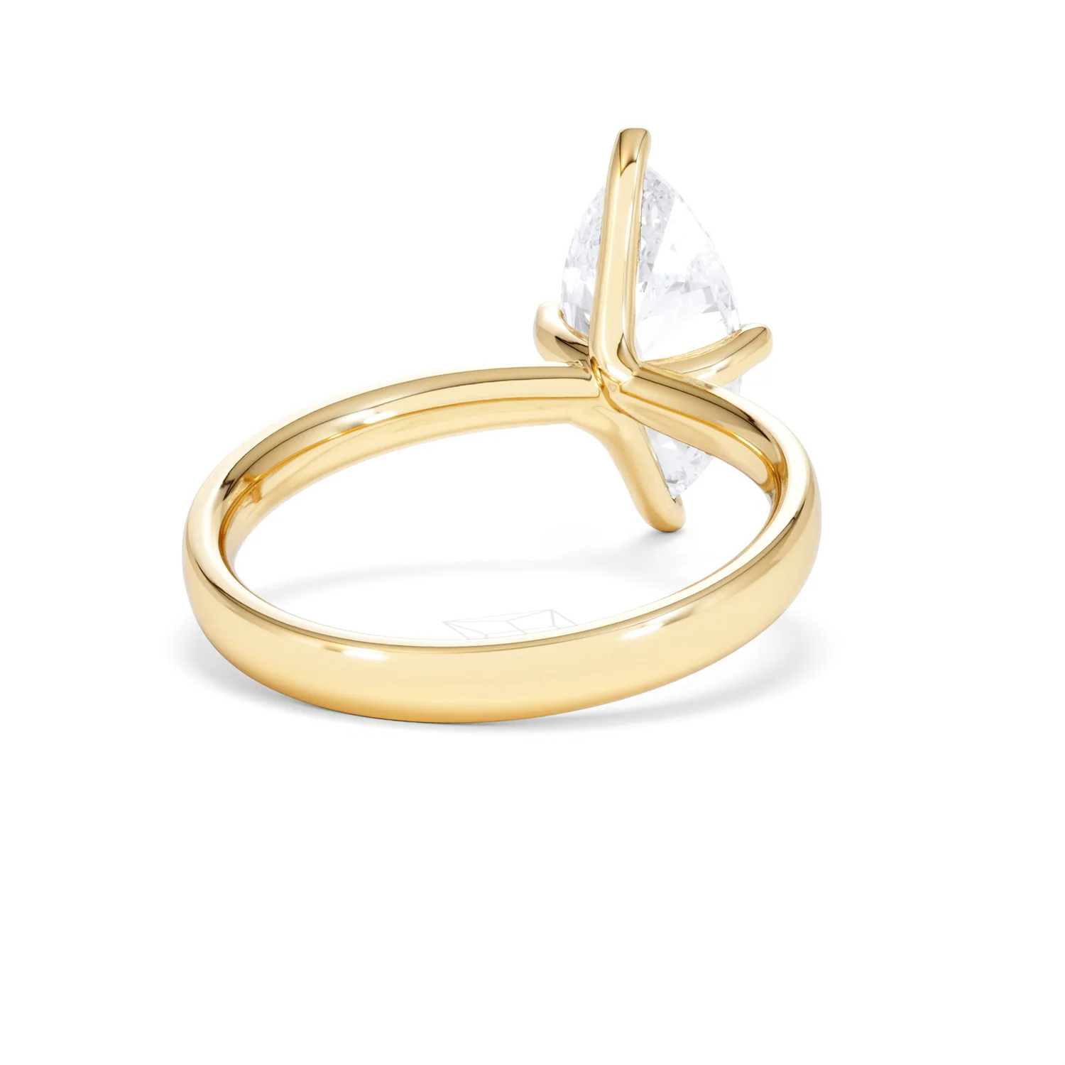 Origin Twist 2.00ct Marquise Cut Lab Diamond Solitaire Engagement Ring in 18K Yellow Gold - Image 42
