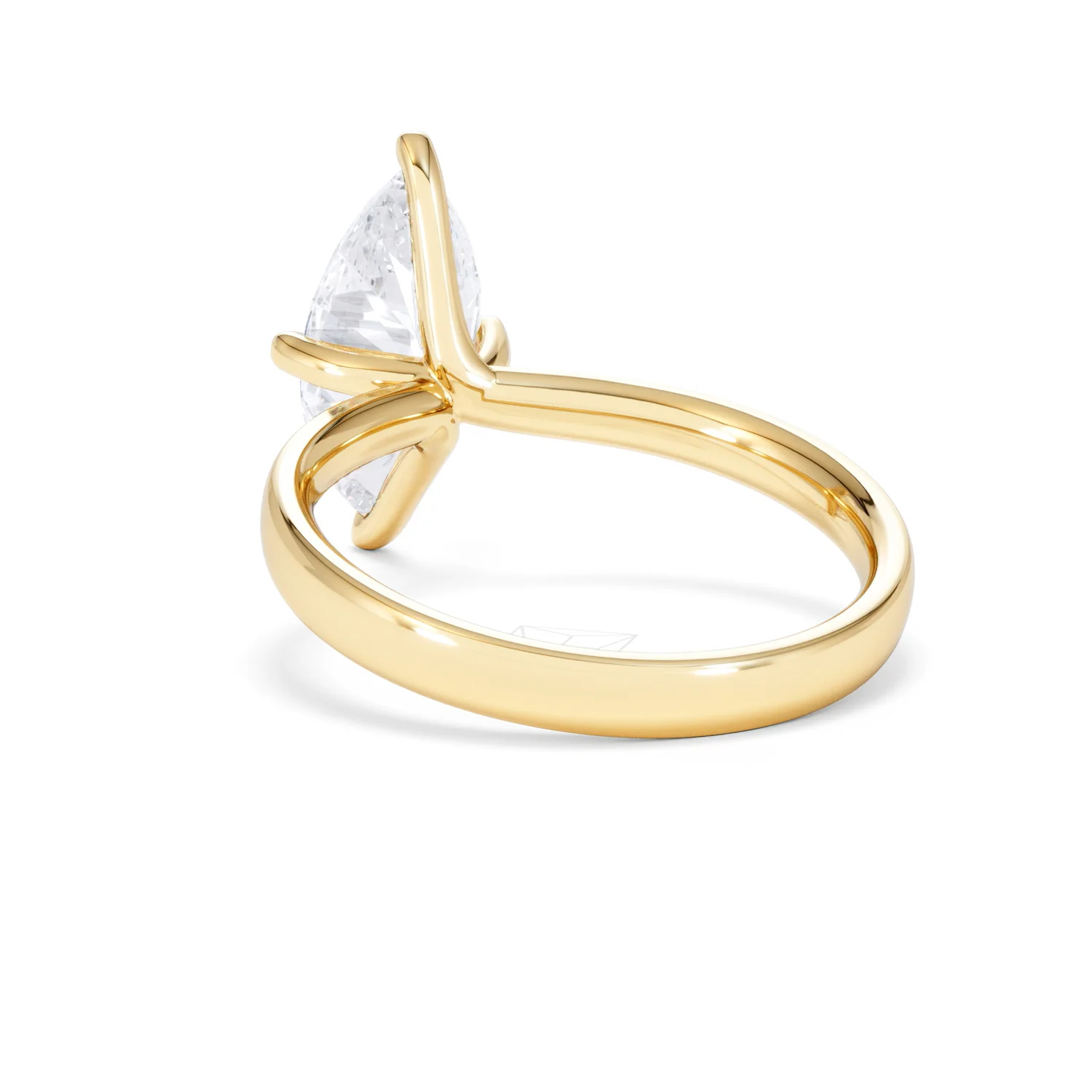 Origin Twist 2.00ct Marquise Cut Lab Diamond Solitaire Engagement Ring in 18K Yellow Gold - Image 53