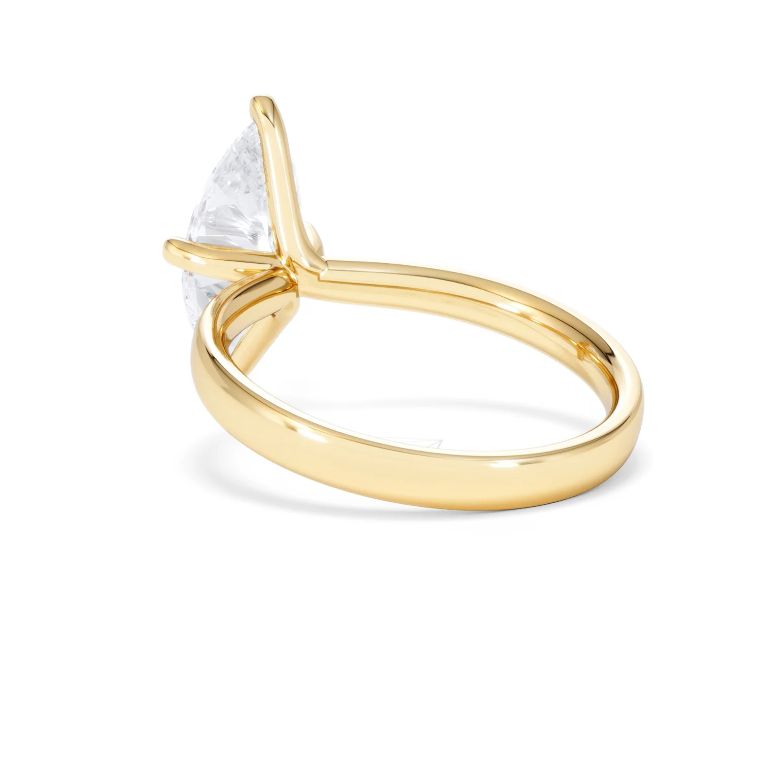 Origin Twist 2.00ct Marquise Cut Lab Diamond Solitaire Engagement Ring in 18K Yellow Gold - Image 55