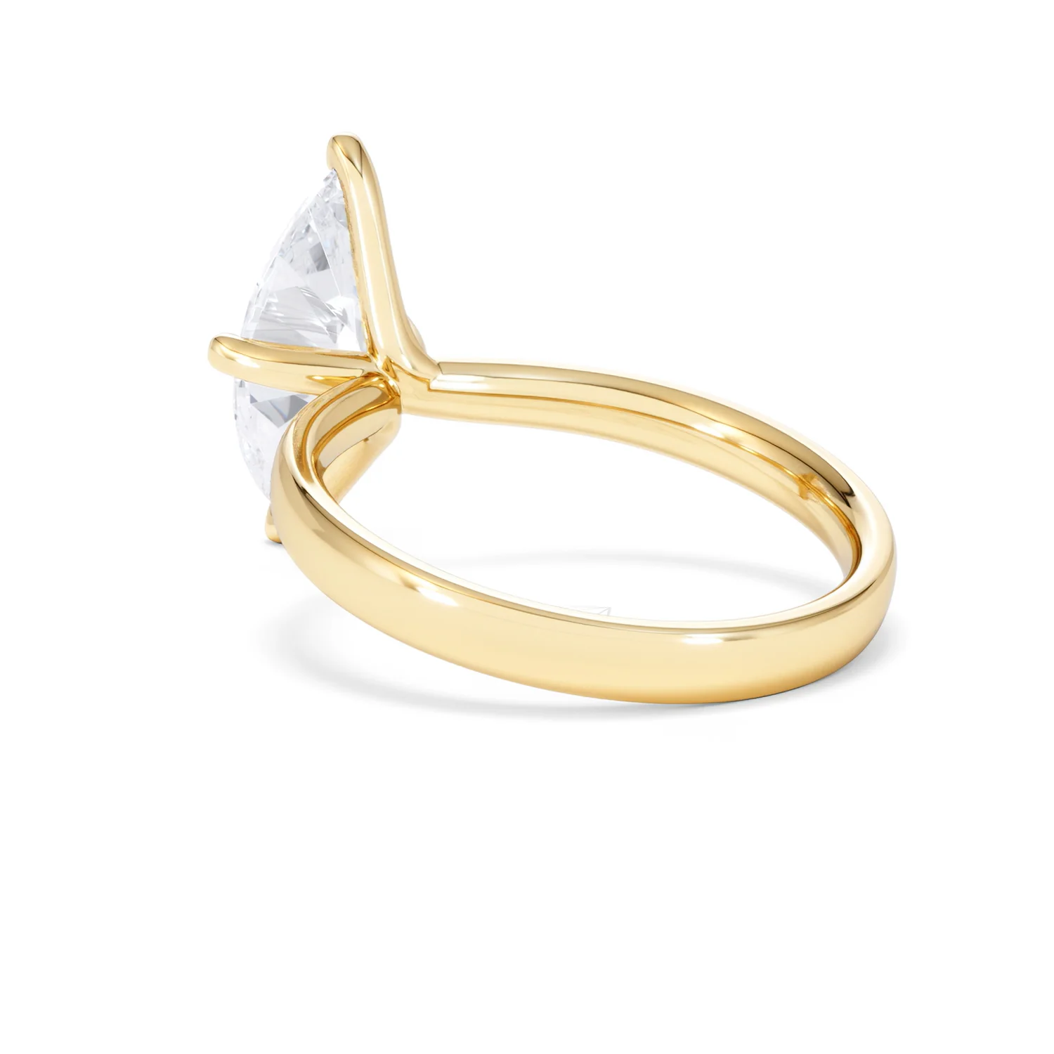 Origin Twist 2.00ct Marquise Cut Lab Diamond Solitaire Engagement Ring in 18K Yellow Gold - Image 56