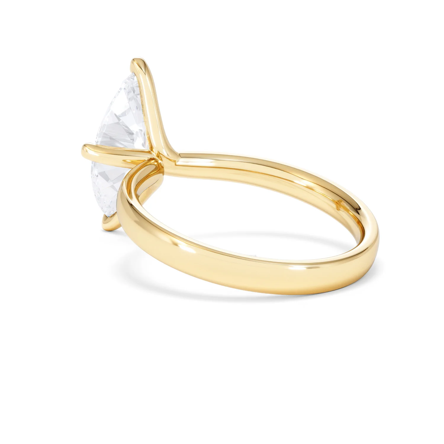 Origin Twist 2.00ct Marquise Cut Lab Diamond Solitaire Engagement Ring in 18K Yellow Gold - Image 57