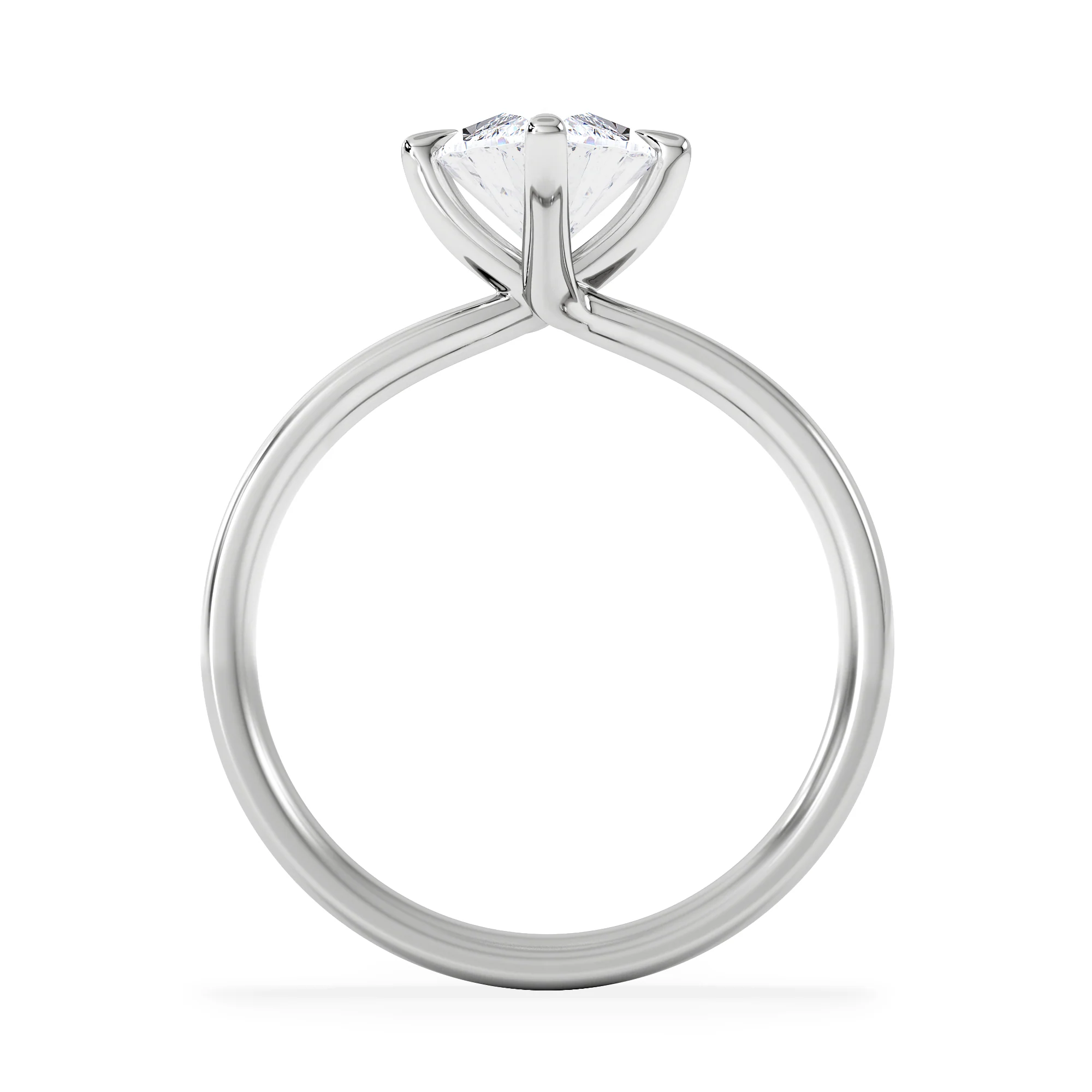 Origin Twist 2.00ct Marquise Cut Lab Diamond Solitaire Engagement Ring in Platinum - Image 3