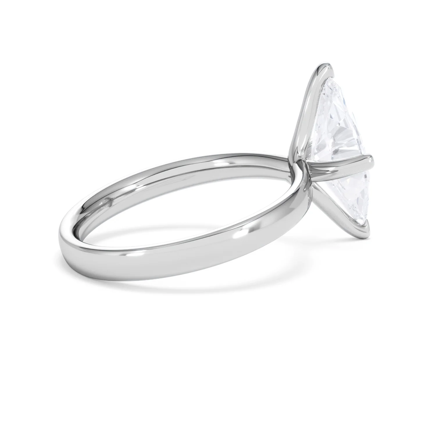 Origin Twist 2.00ct Marquise Cut Lab Diamond Solitaire Engagement Ring in Platinum - Image 32