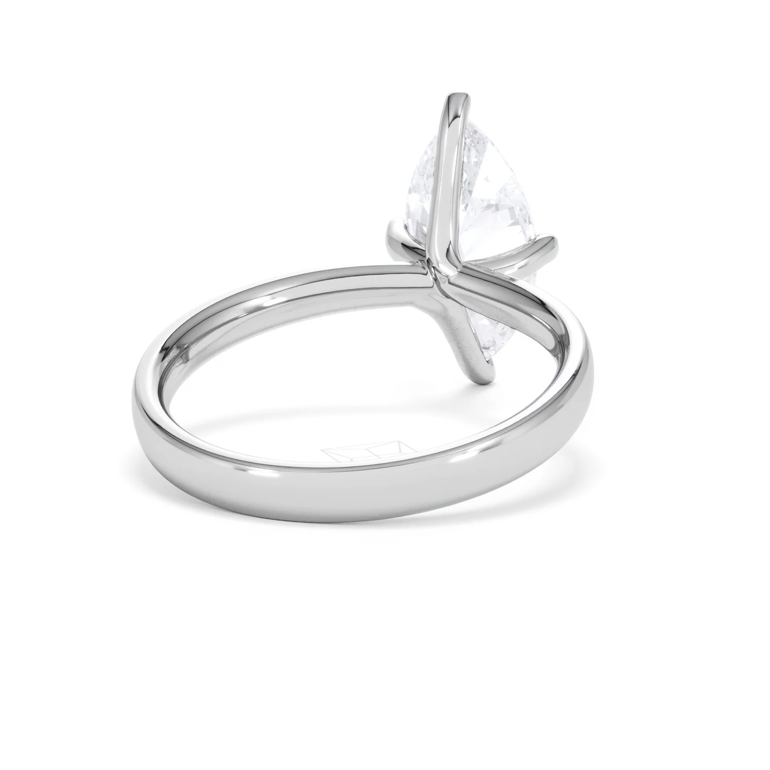 Origin Twist 2.00ct Marquise Cut Lab Diamond Solitaire Engagement Ring in Platinum - Image 42