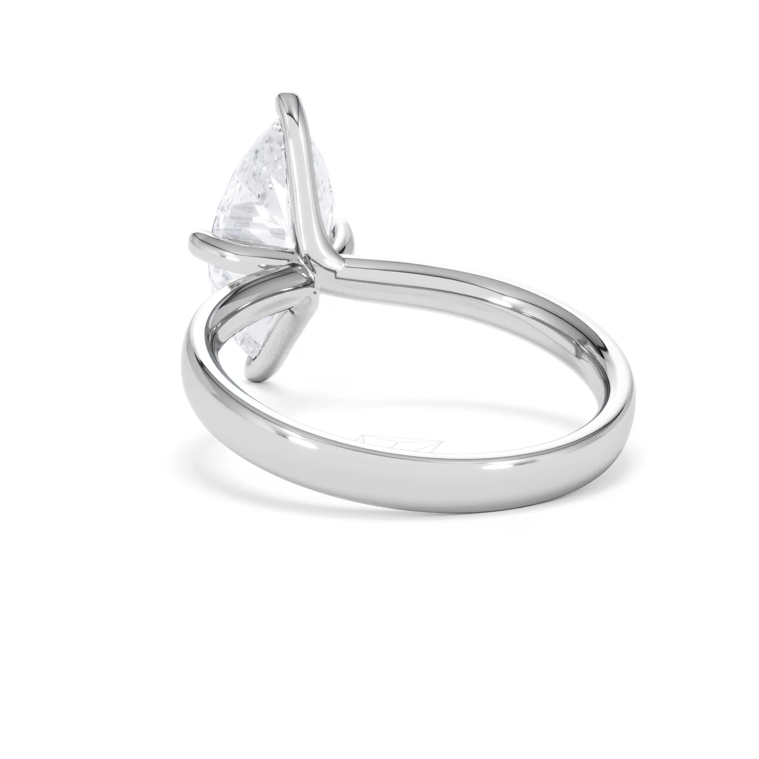 Origin Twist 2.00ct Marquise Cut Lab Diamond Solitaire Engagement Ring in Platinum - Image 53