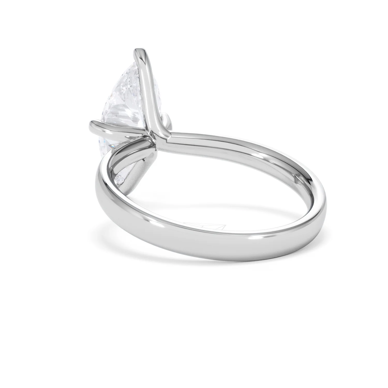 Origin Twist 2.00ct Marquise Cut Lab Diamond Solitaire Engagement Ring in Platinum - Image 54