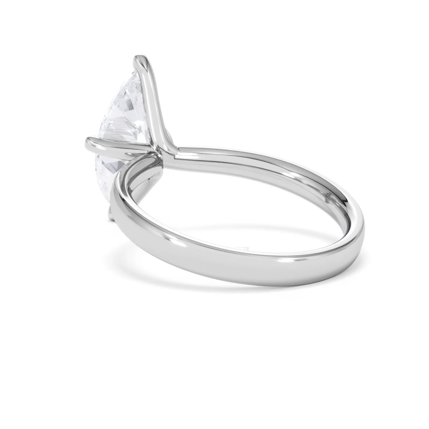 Origin Twist 2.00ct Marquise Cut Lab Diamond Solitaire Engagement Ring in Platinum - Image 56