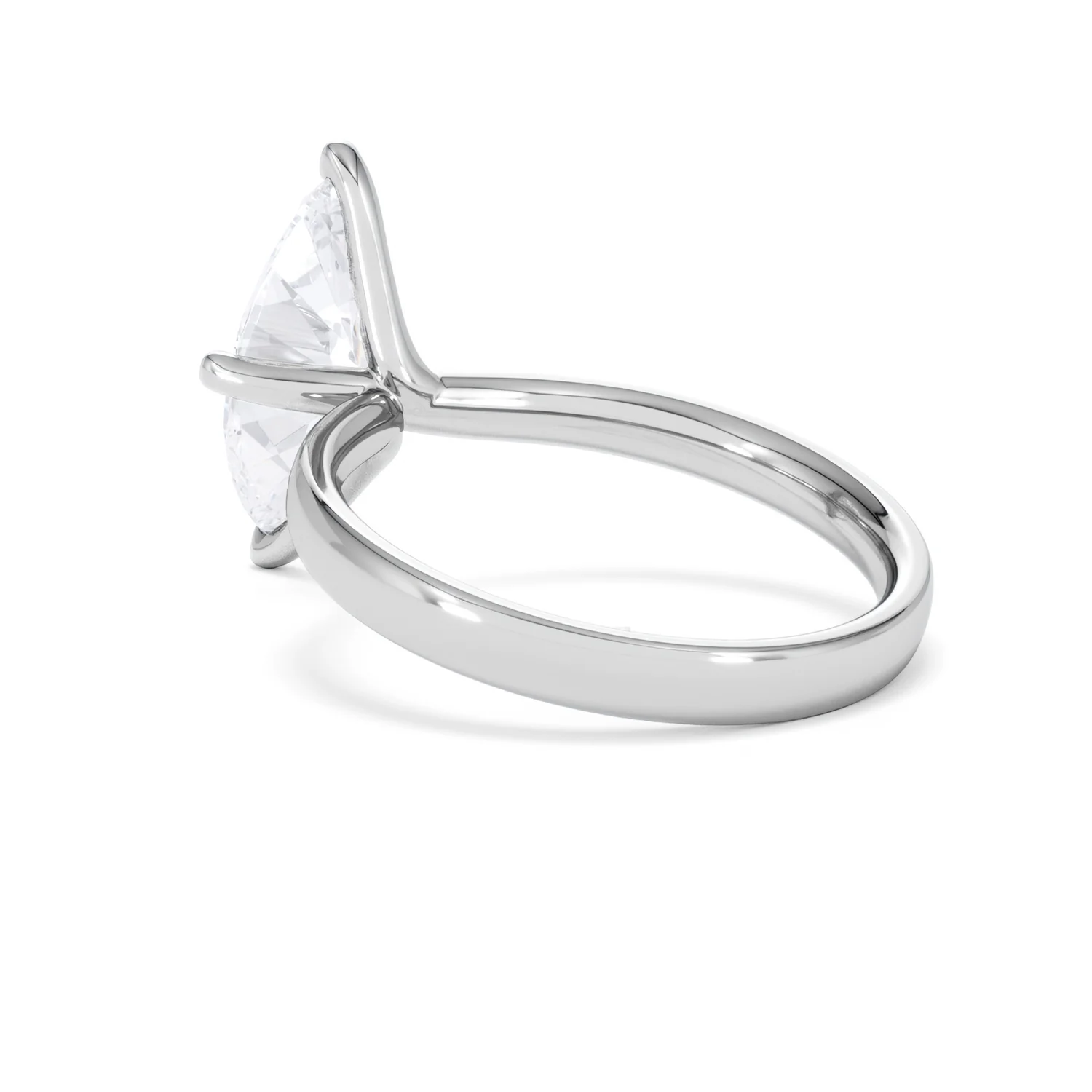Origin Twist 2.00ct Marquise Cut Lab Diamond Solitaire Engagement Ring in Platinum - Image 57