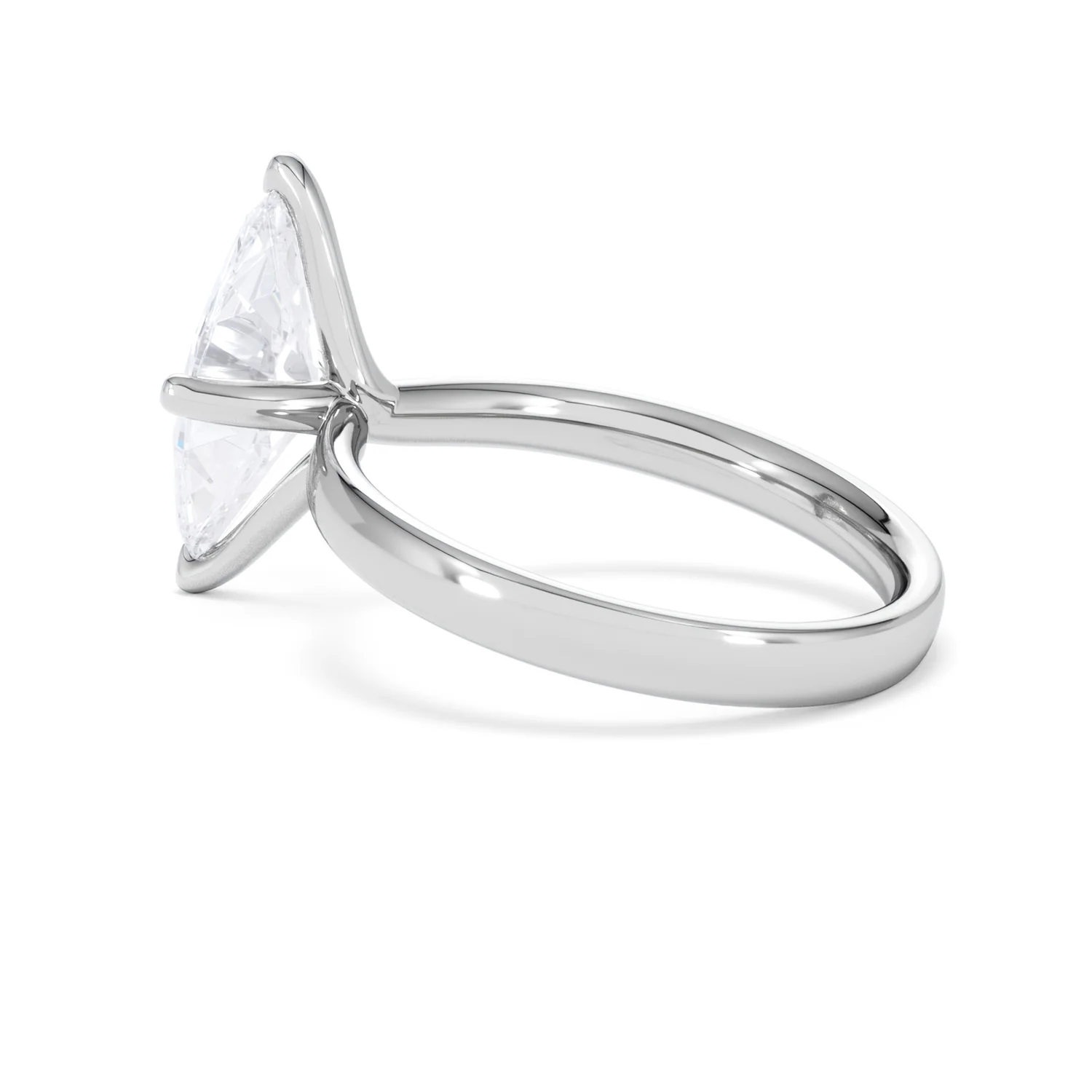 Origin Twist 2.00ct Marquise Cut Lab Diamond Solitaire Engagement Ring in Platinum - Image 61