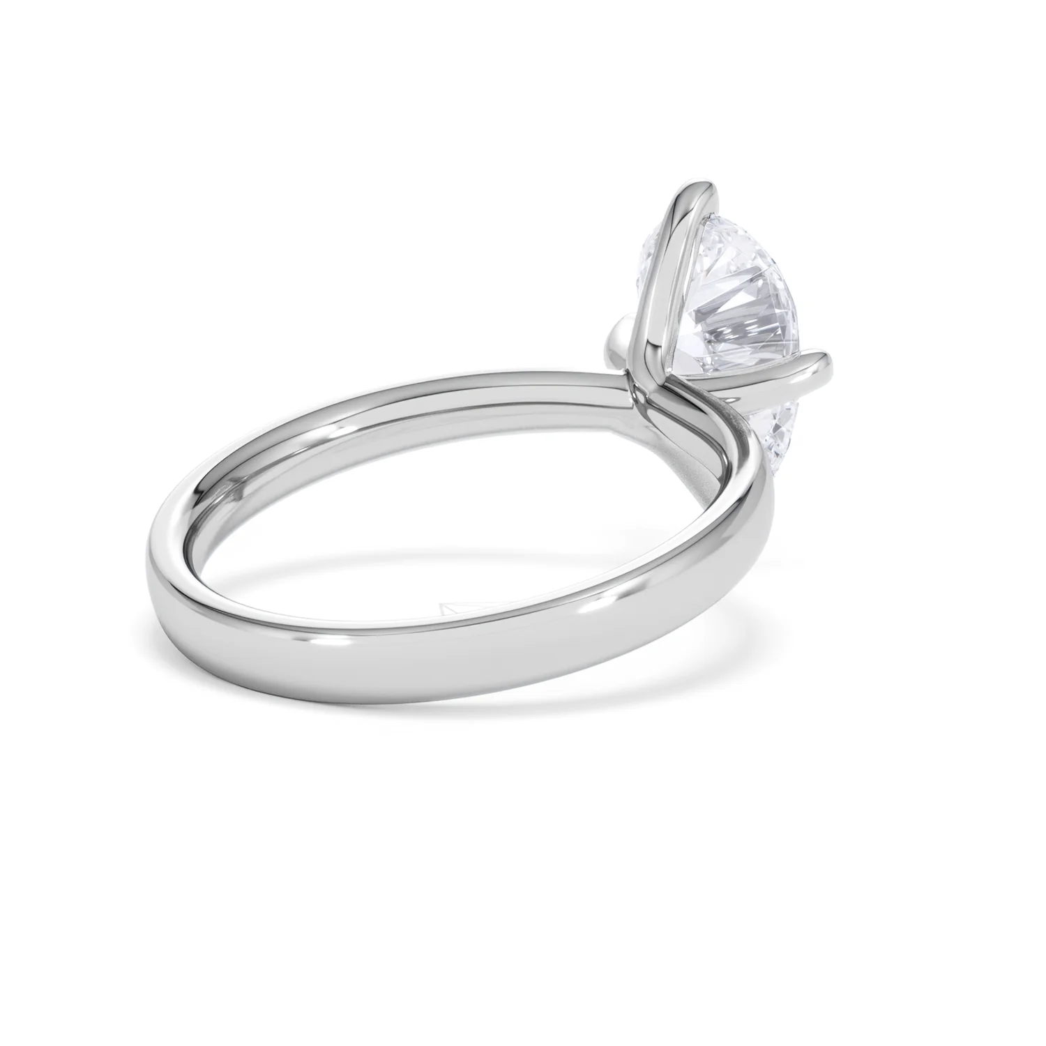 Origin Twist 2.00ct Pear Cut Lab Diamond Solitaire Engagement Ring in 18K White Gold - Image 38
