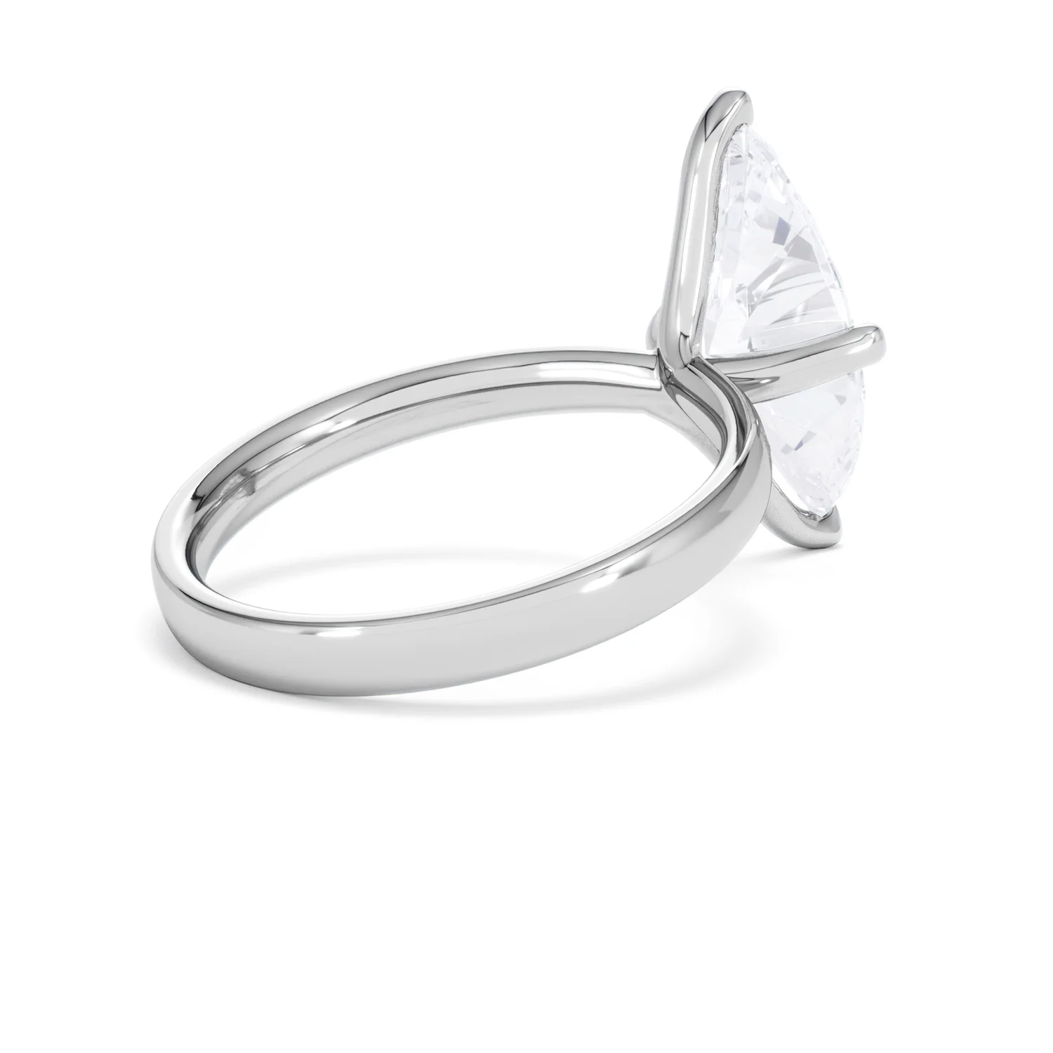 Origin Twist 3.00ct Marquise Cut Lab Diamond Solitaire Engagement Ring in 18K White Gold - Image 36