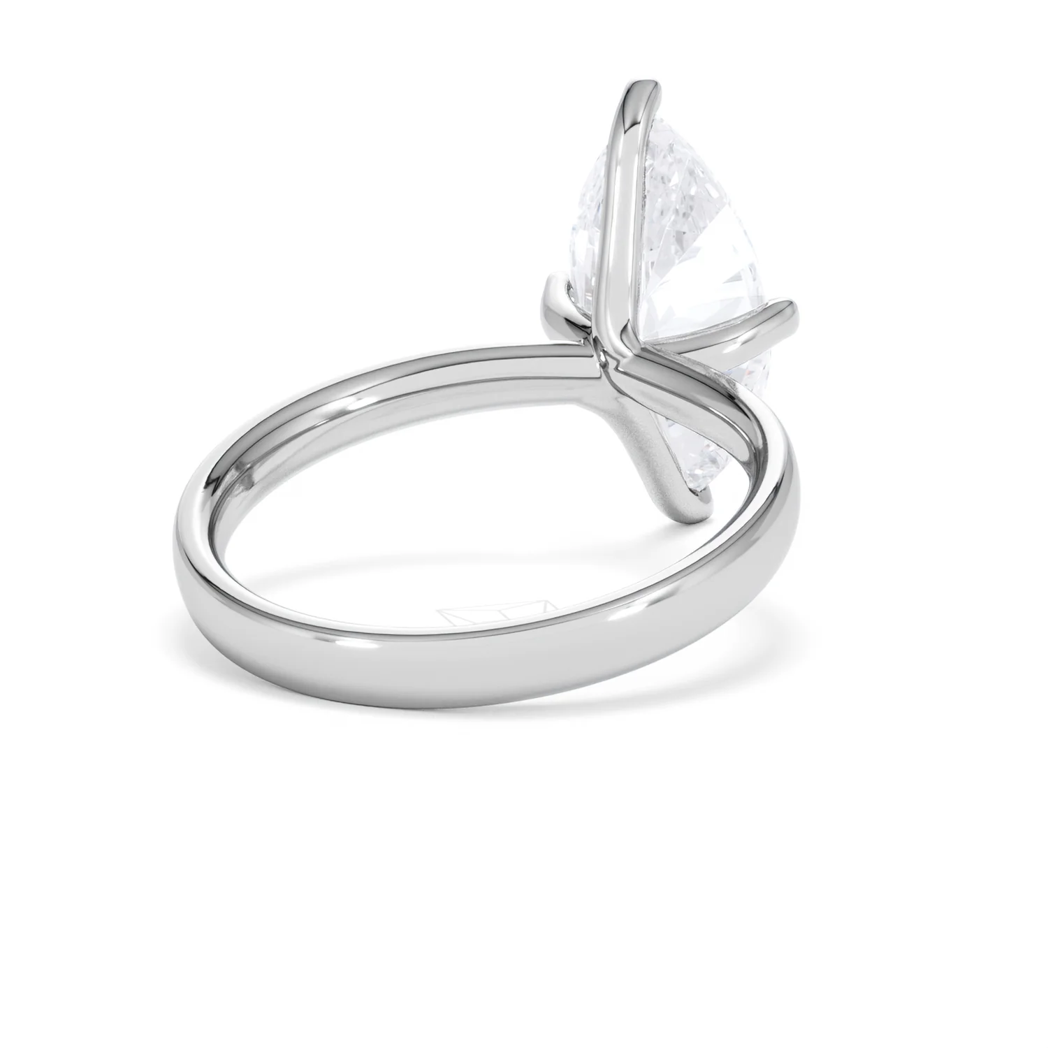 Origin Twist 3.00ct Marquise Cut Lab Diamond Solitaire Engagement Ring in 18K White Gold - Image 41