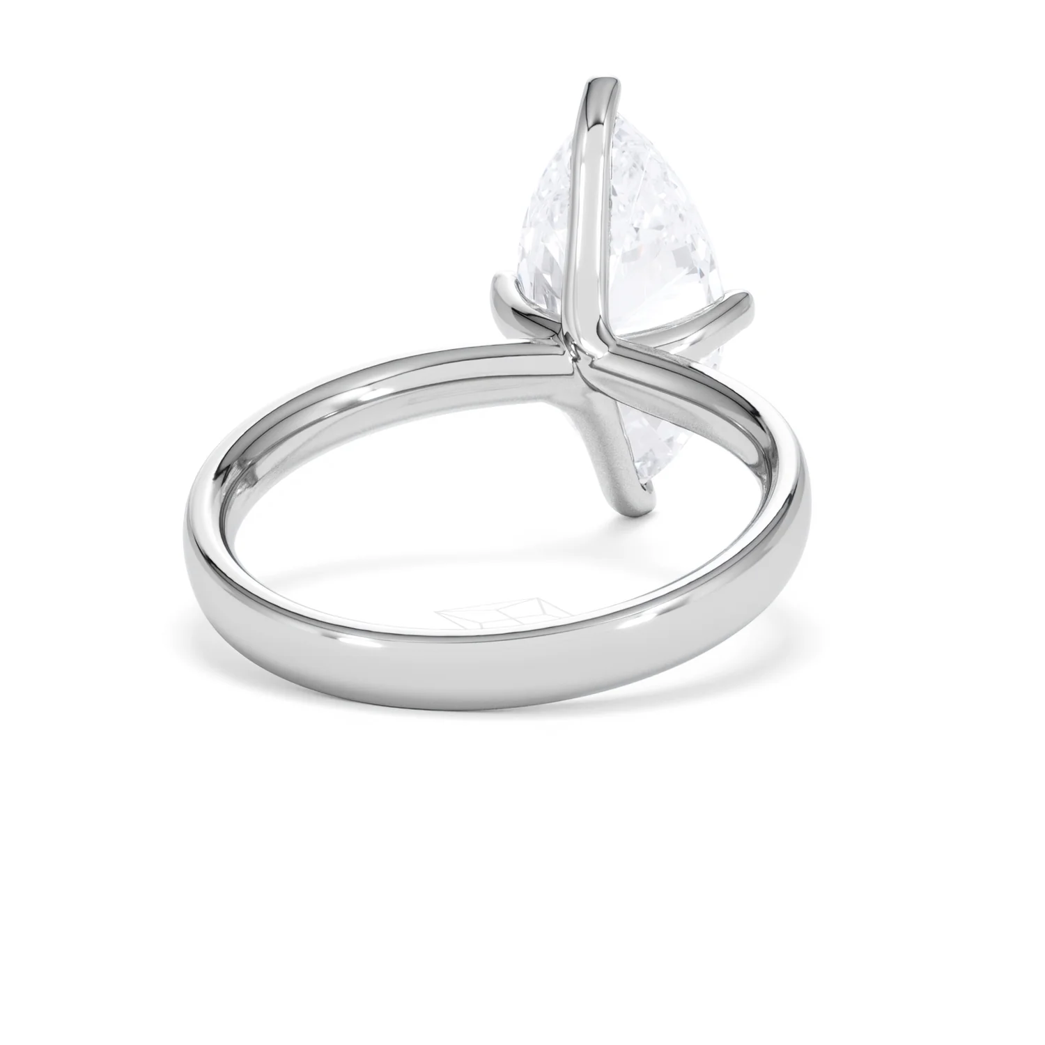 Origin Twist 3.00ct Marquise Cut Lab Diamond Solitaire Engagement Ring in 18K White Gold - Image 43