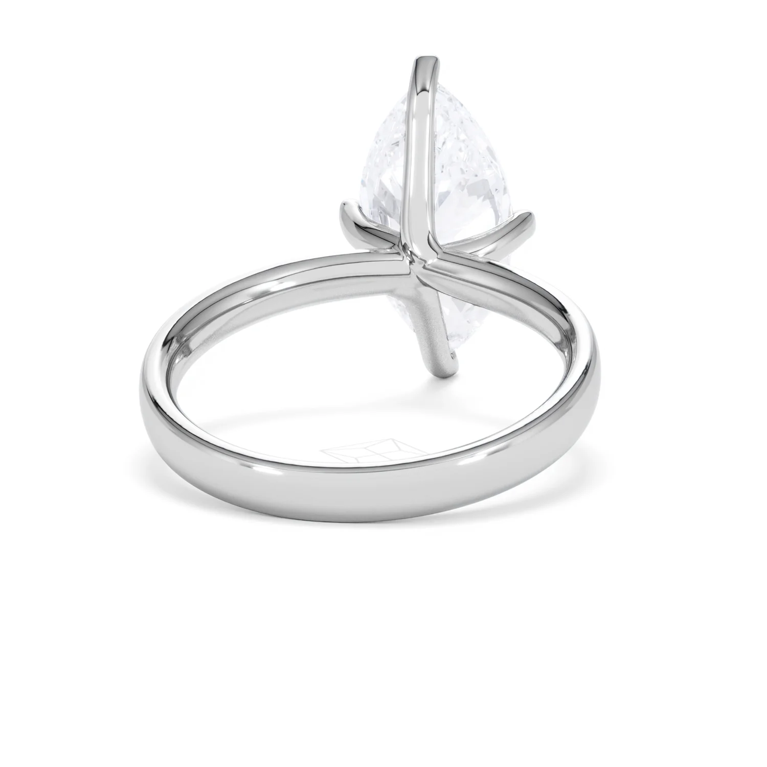 Origin Twist 3.00ct Marquise Cut Lab Diamond Solitaire Engagement Ring in 18K White Gold - Image 44