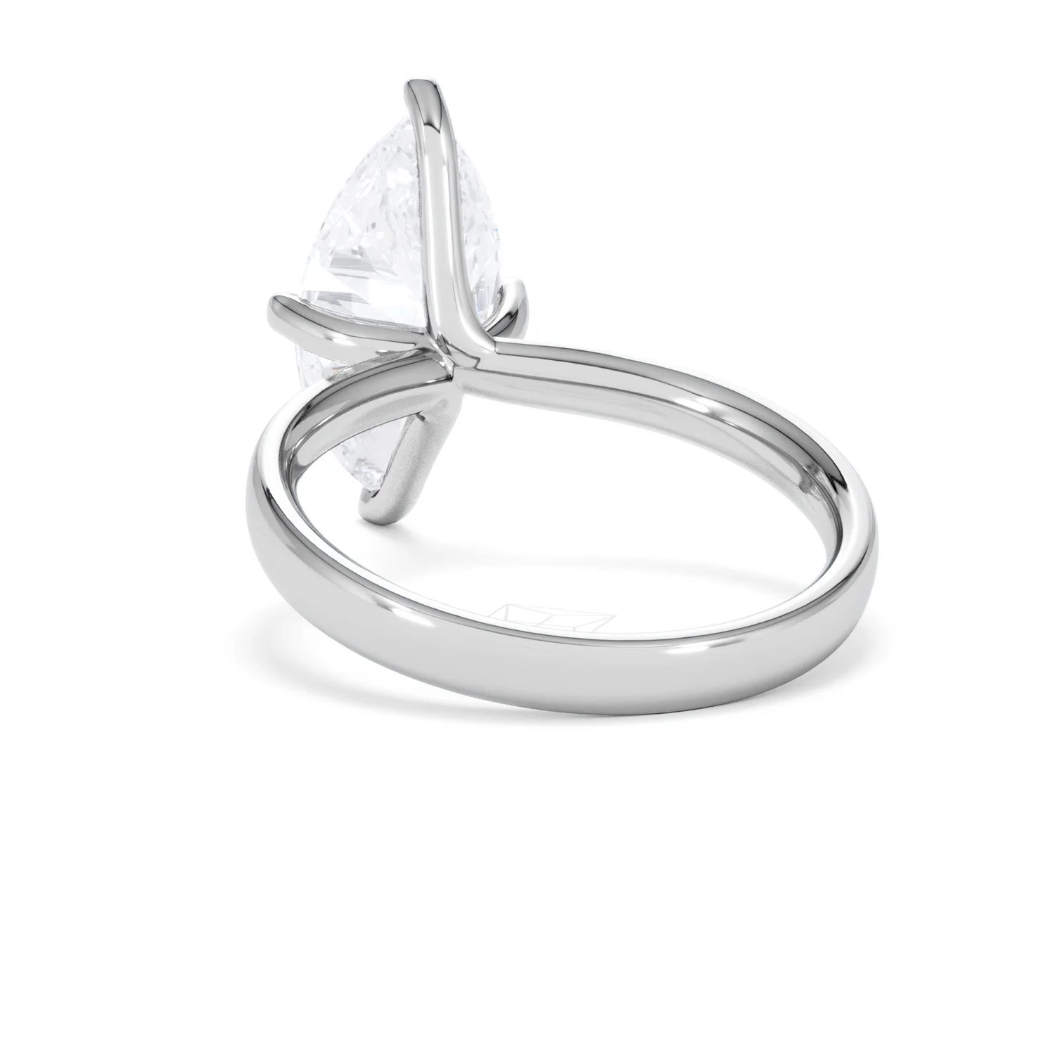 Origin Twist 3.00ct Marquise Cut Lab Diamond Solitaire Engagement Ring in 18K White Gold - Image 52