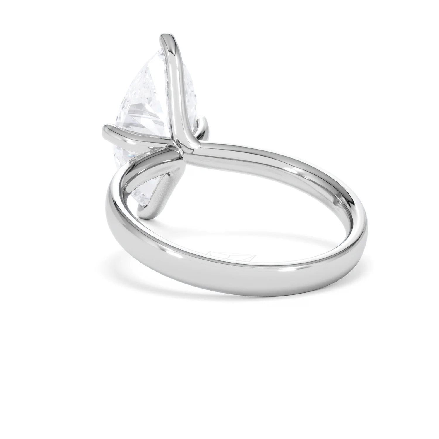 Origin Twist 3.00ct Marquise Cut Lab Diamond Solitaire Engagement Ring in 18K White Gold - Image 53
