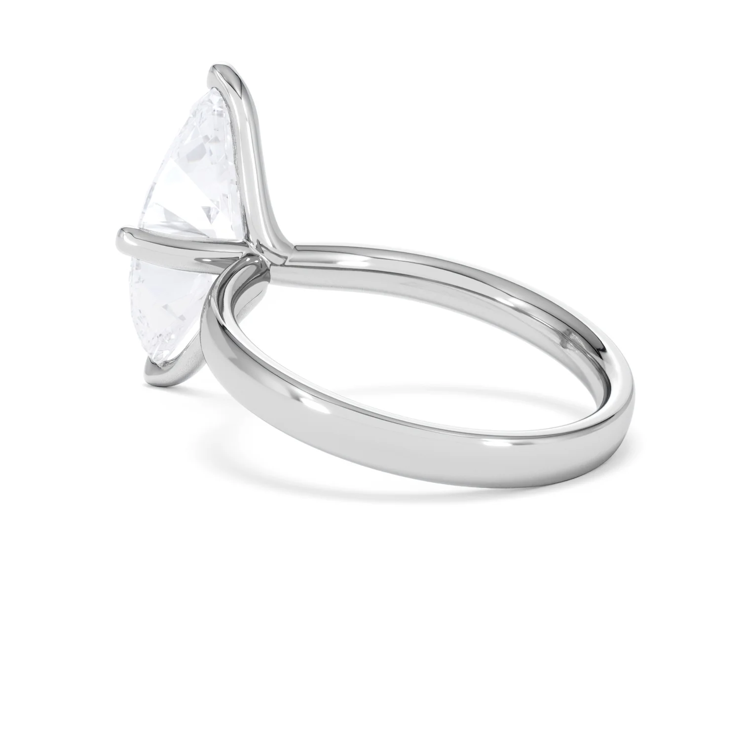 Origin Twist 3.00ct Marquise Cut Lab Diamond Solitaire Engagement Ring in 18K White Gold - Image 58