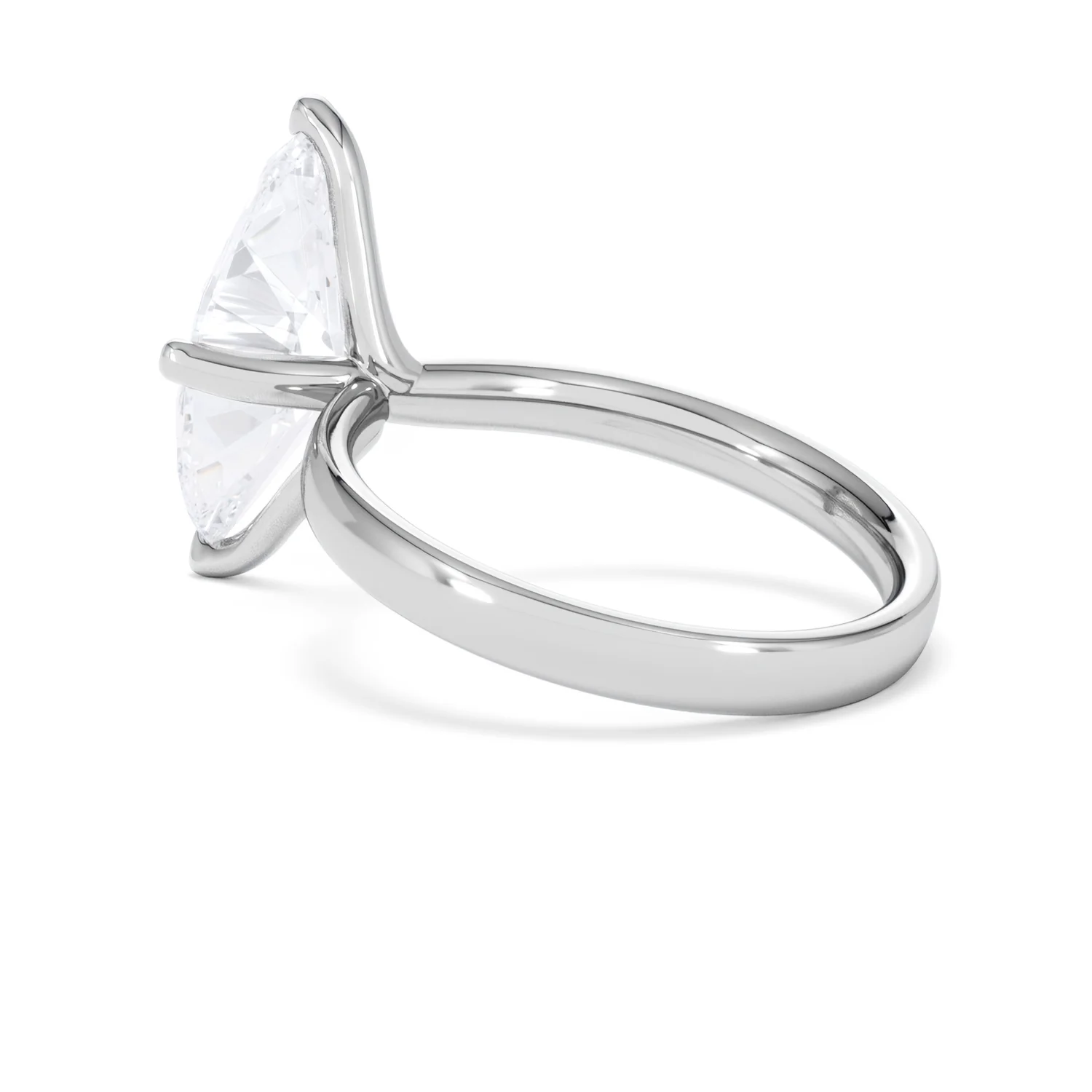 Origin Twist 3.00ct Marquise Cut Lab Diamond Solitaire Engagement Ring in 18K White Gold - Image 59