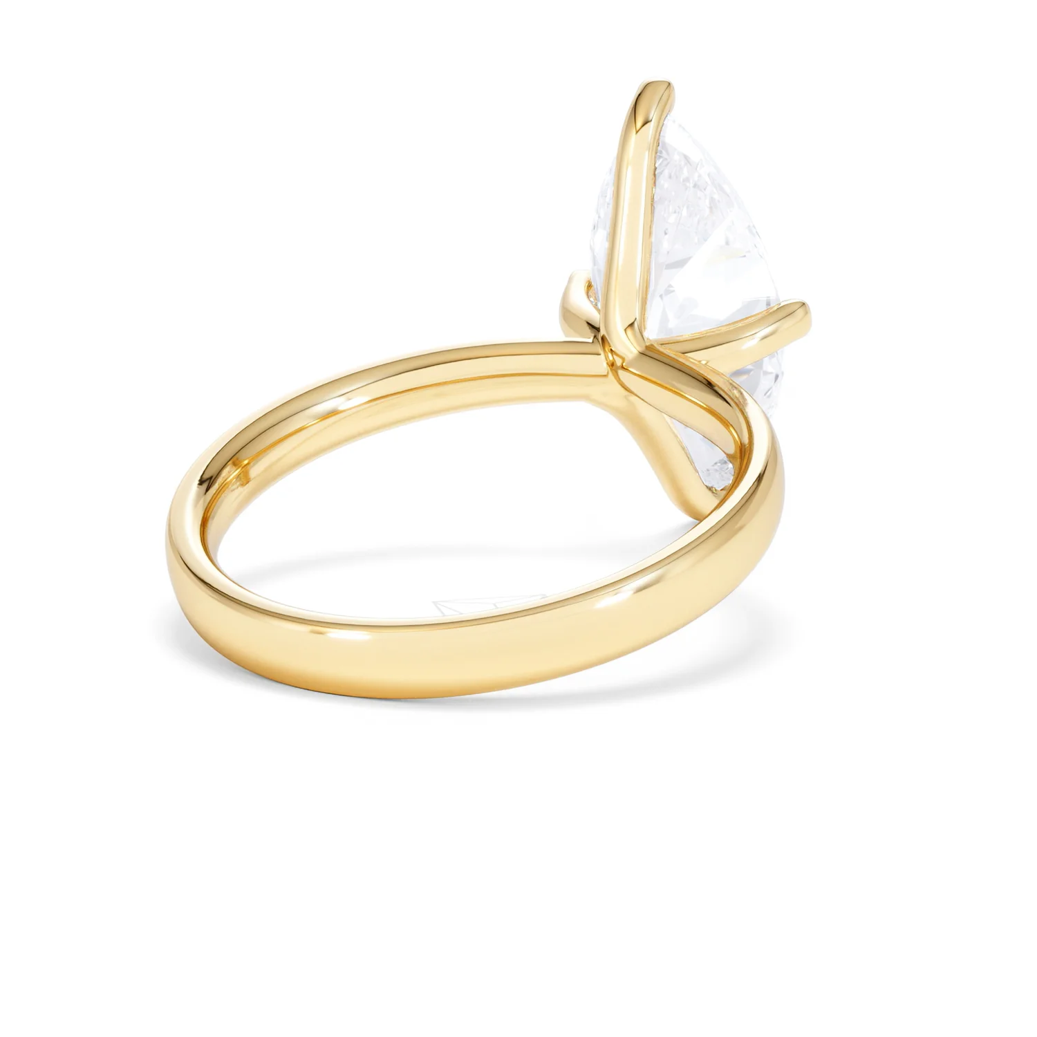 Origin Twist 3.00ct Marquise Cut Lab Diamond Solitaire Engagement Ring in 18K Yellow Gold - Image 40