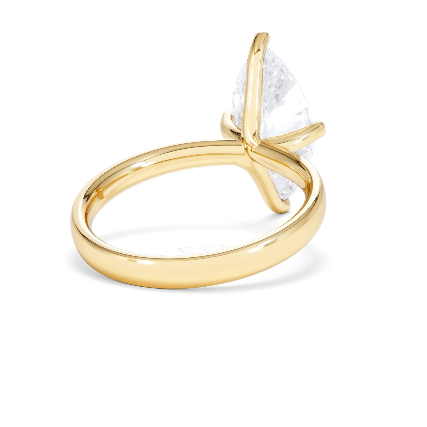 Origin Twist 3.00ct Marquise Cut Lab Diamond Solitaire Engagement Ring in 18K Yellow Gold - Image 41