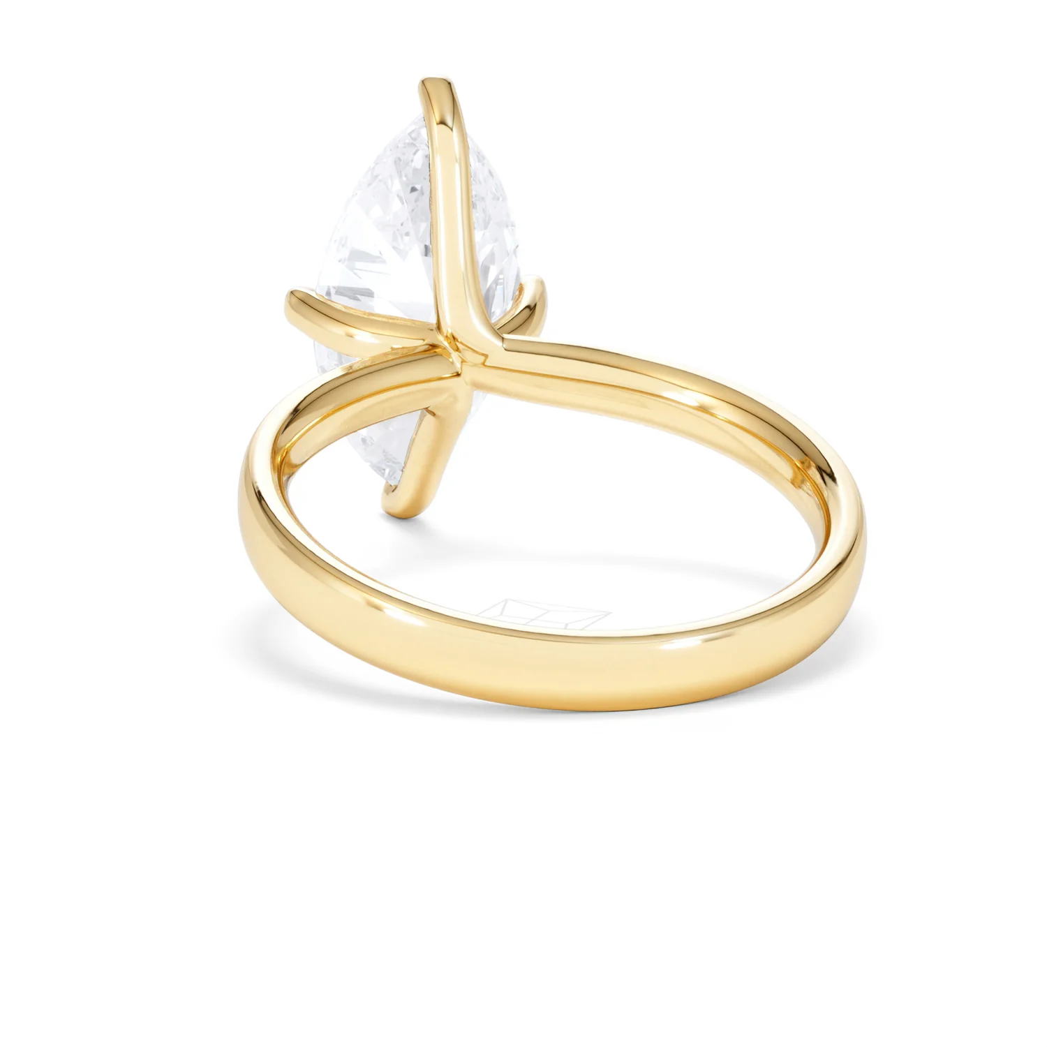 Origin Twist 3.00ct Marquise Cut Lab Diamond Solitaire Engagement Ring in 18K Yellow Gold - Image 51