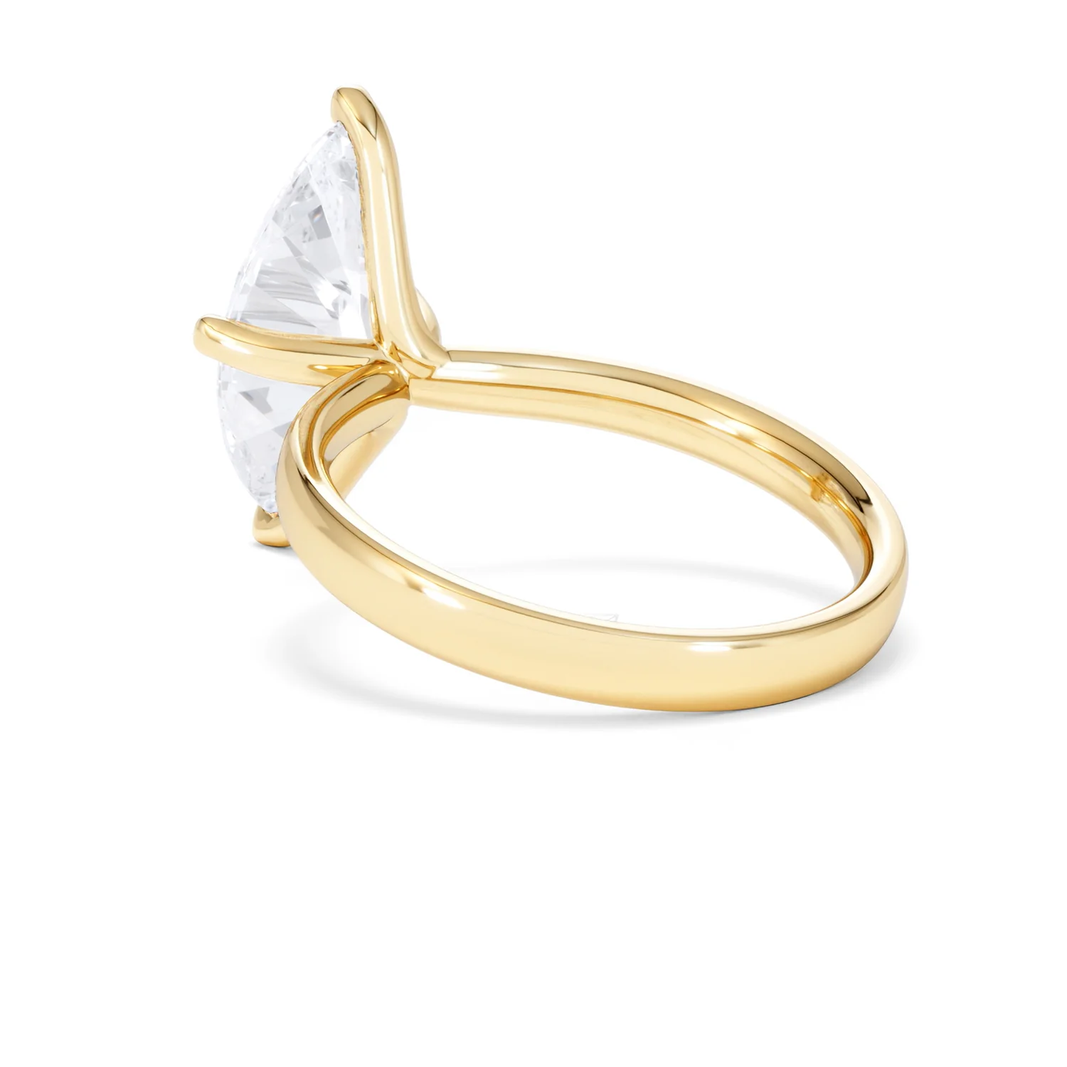 Origin Twist 3.00ct Marquise Cut Lab Diamond Solitaire Engagement Ring in 18K Yellow Gold - Image 56
