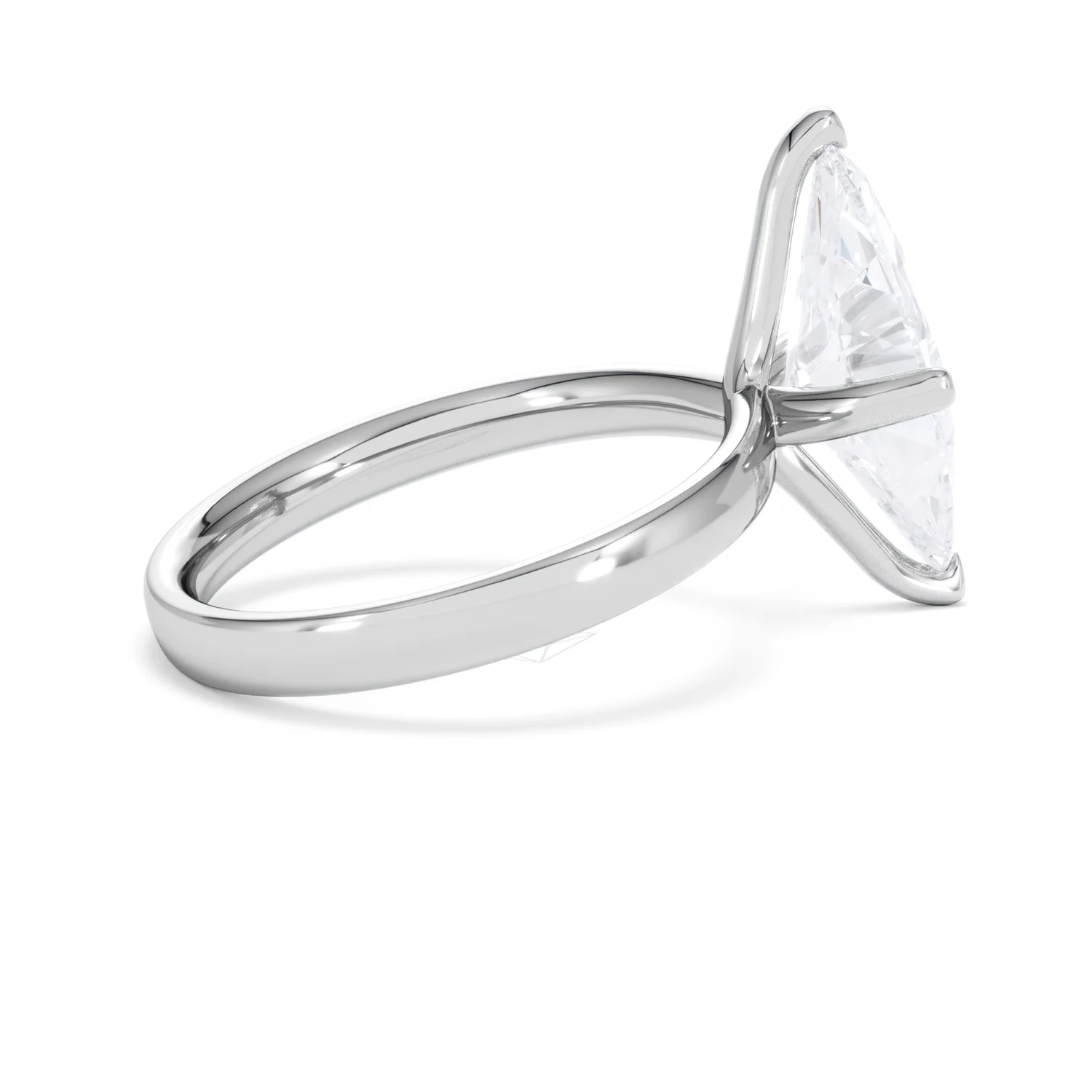 Origin Twist 3.00ct Marquise Cut Lab Diamond Solitaire Engagement Ring in Platinum - Image 31